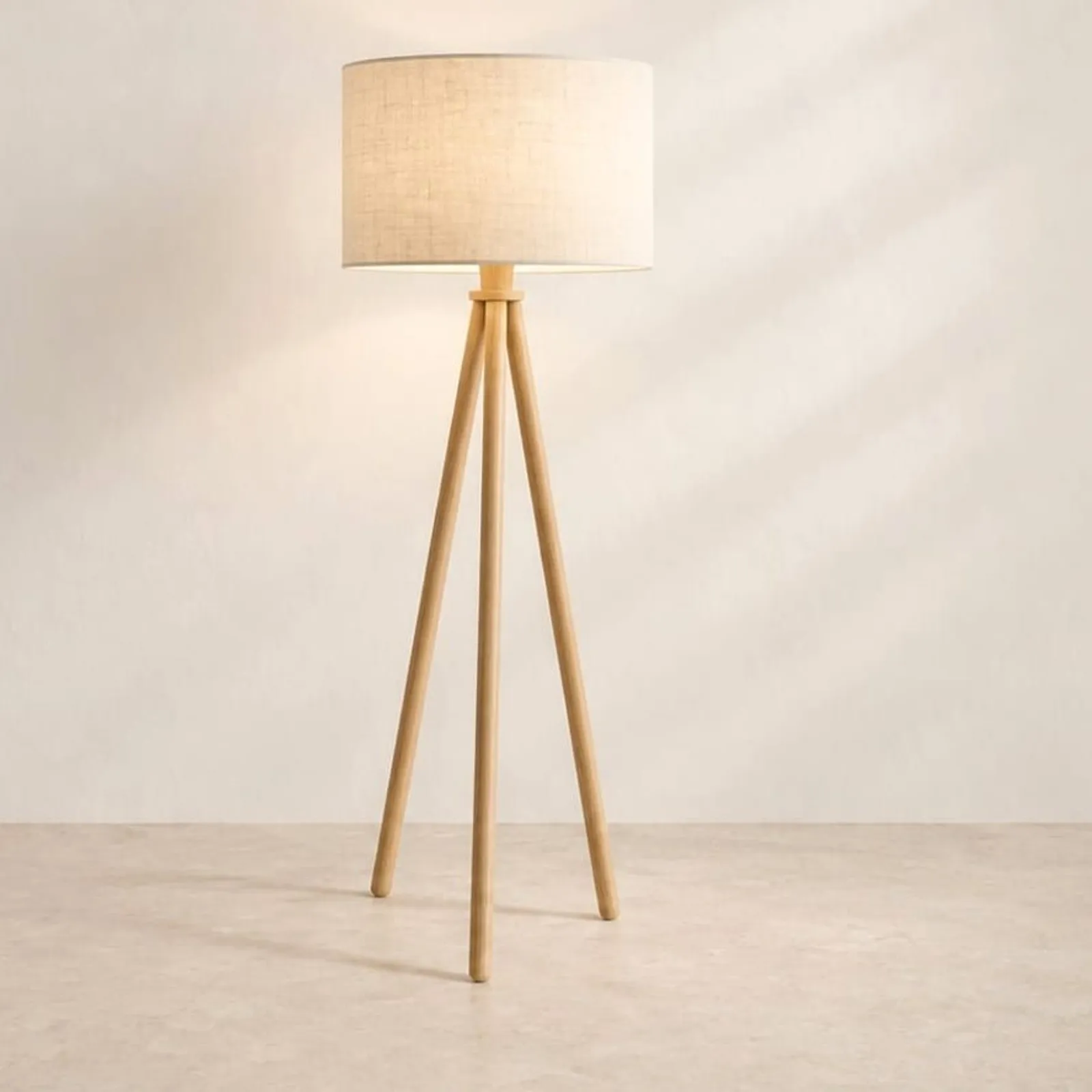 Golvlampa Kvarn Natur V - miniatyr 2