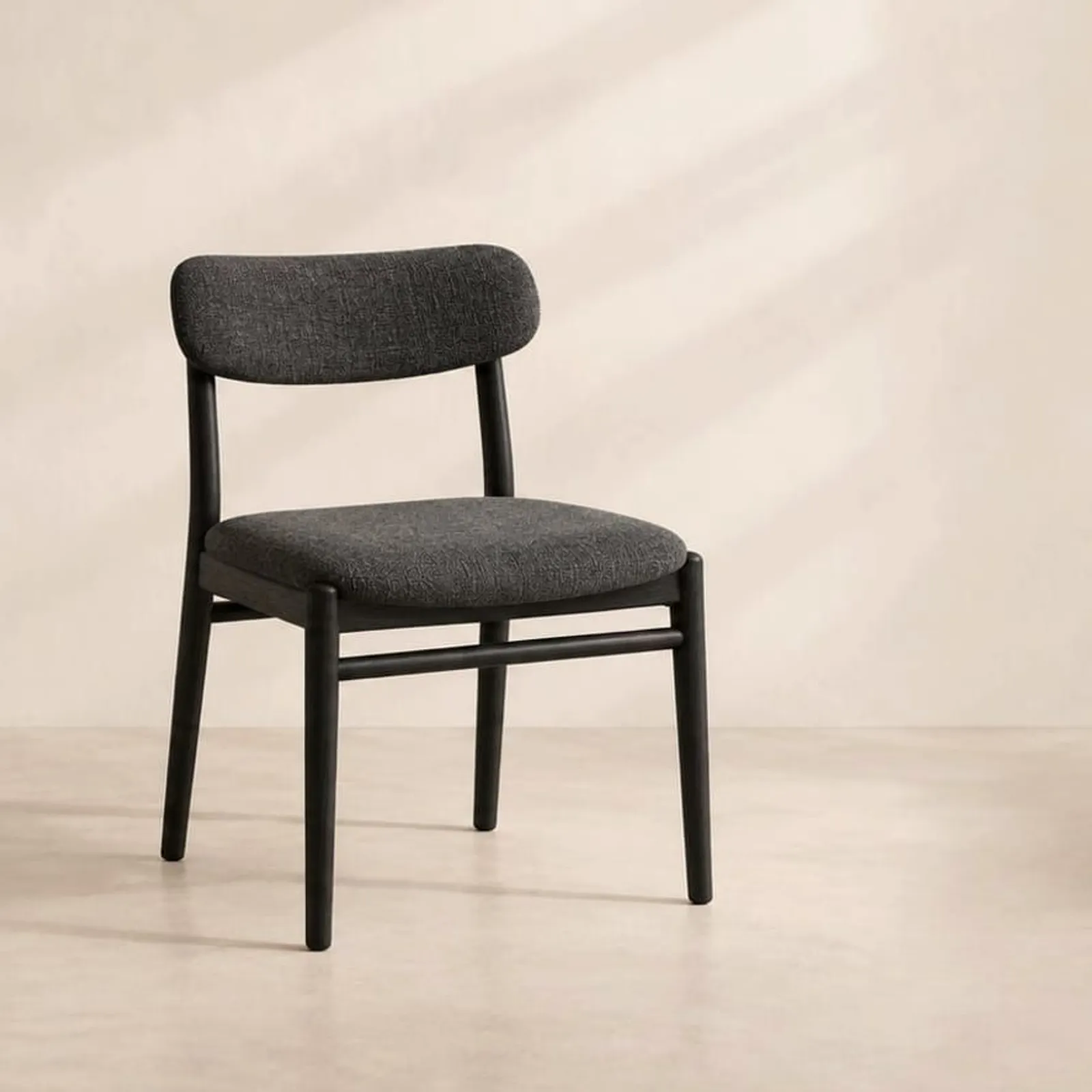 Chaise Alm charbon II - miniature 1