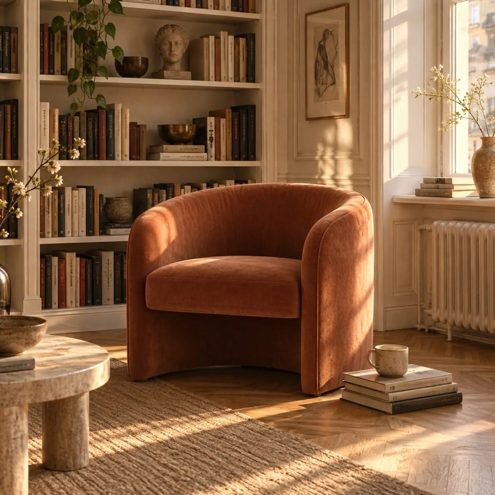 Fauteuil Klippa en velours - miniature 2