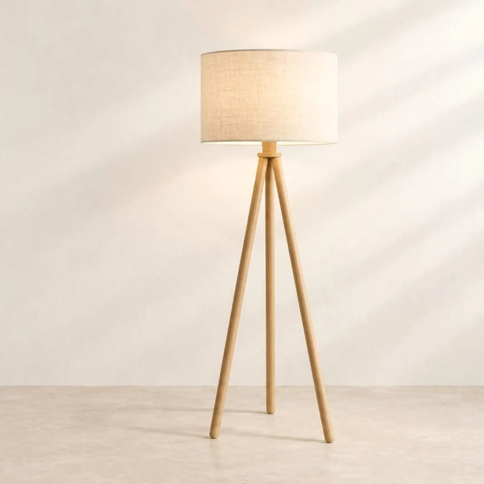 Golvlampa Timjan Natur V - miniatyr 1