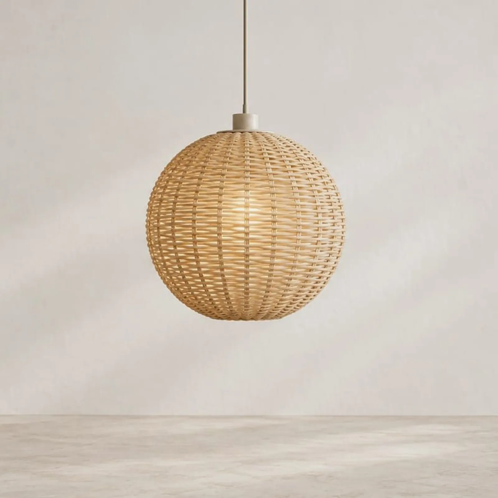 Taklampa Ull Natur III - miniatyr 1