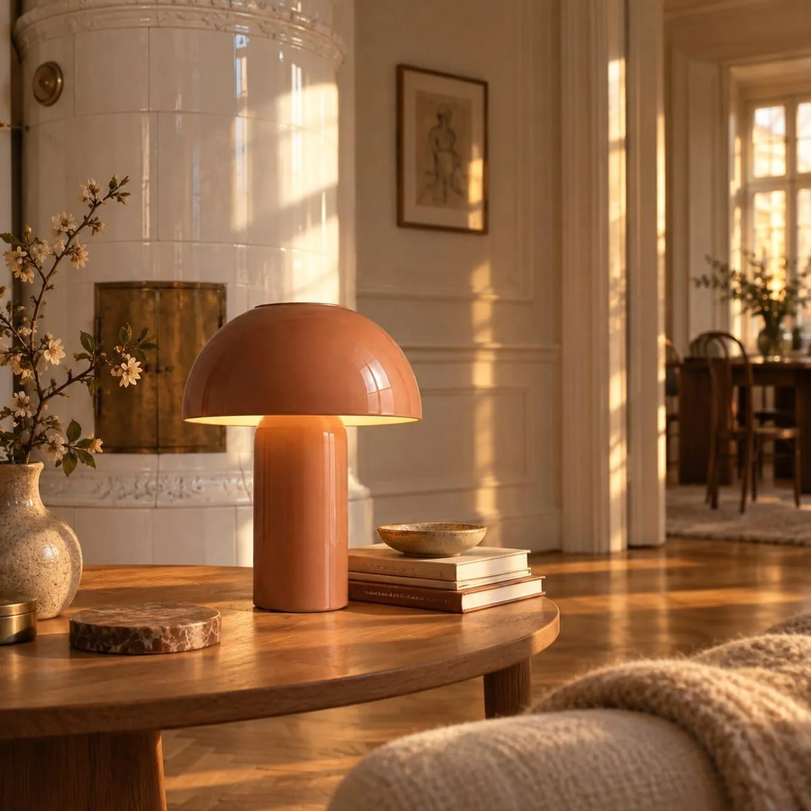 Lampe de table Mossa ocre VII - miniature 2