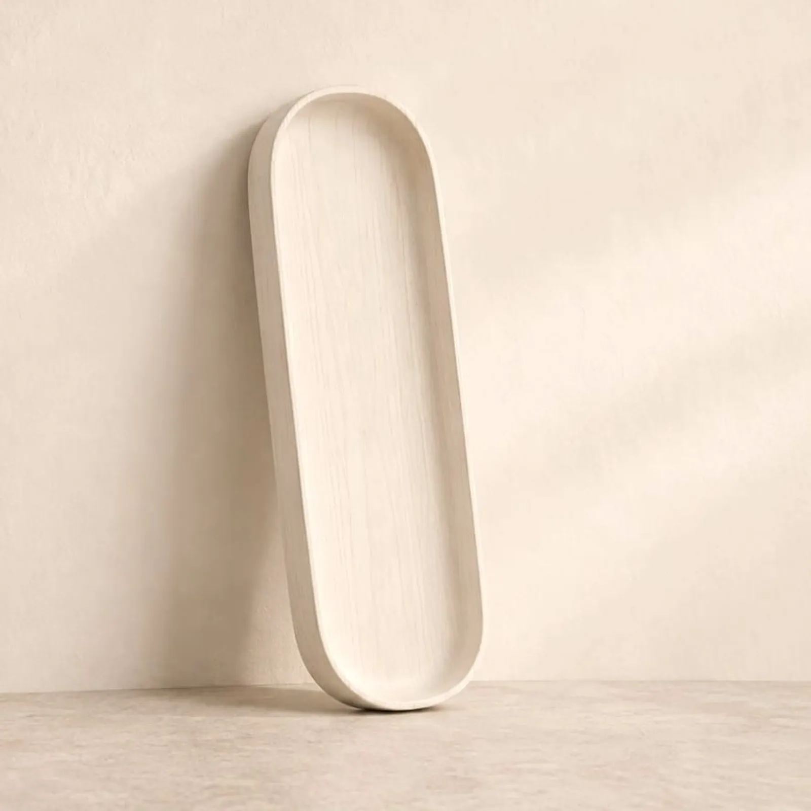 Plateau Bryggan blanc craie V - miniature 2