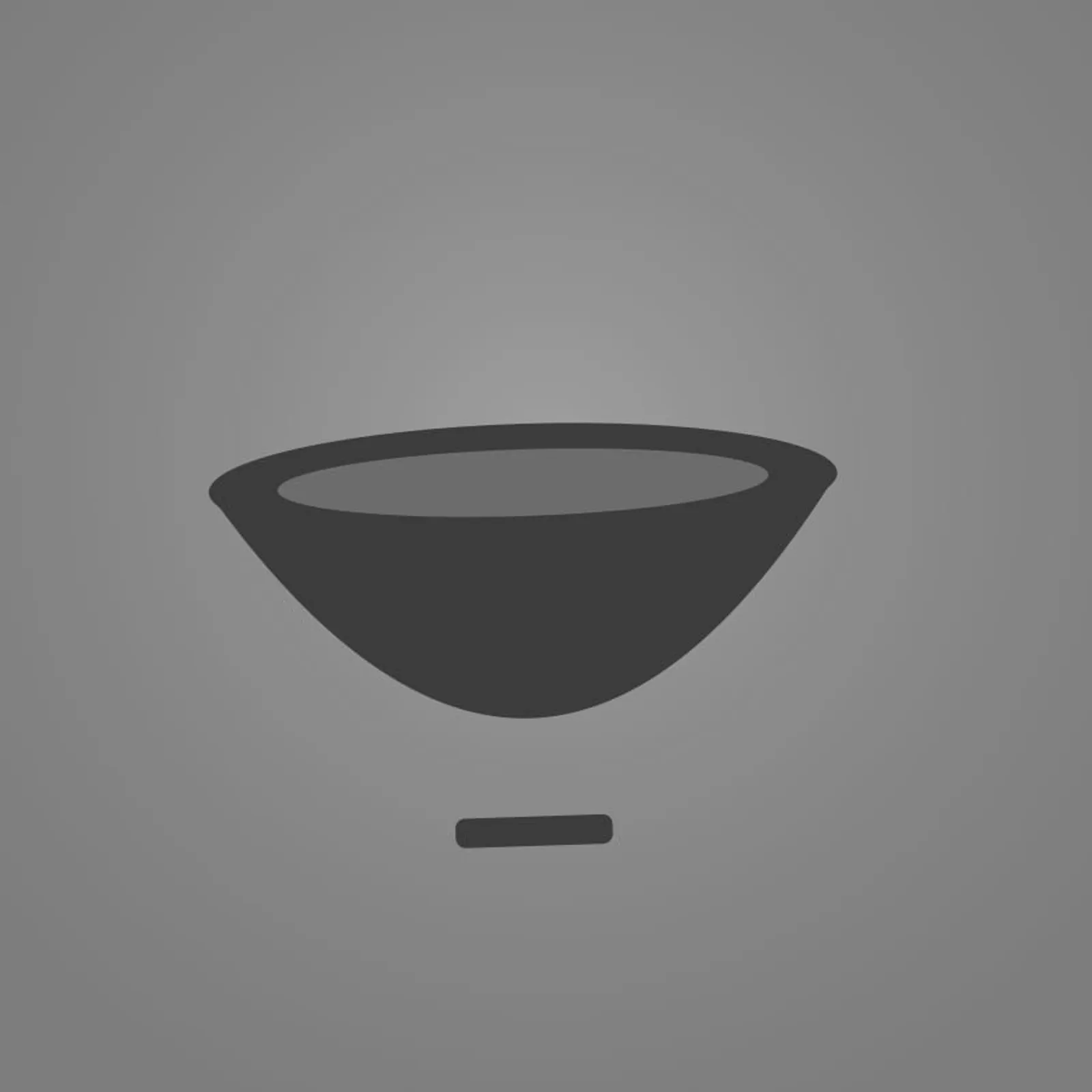 Skål Salvia Grafit