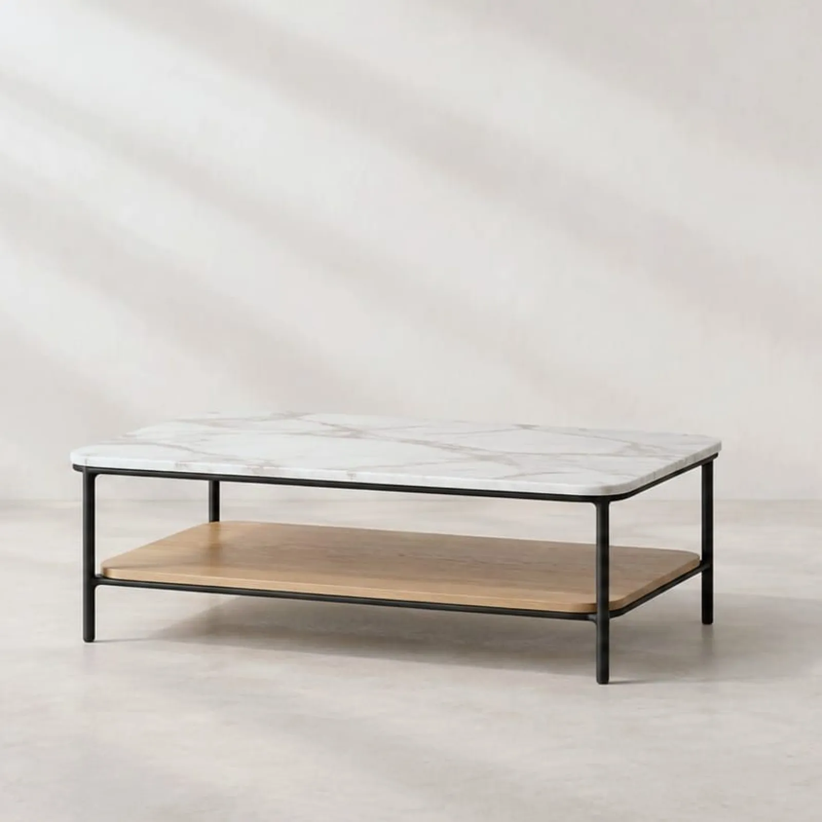 Table basse Rönn en marbre - miniature 1