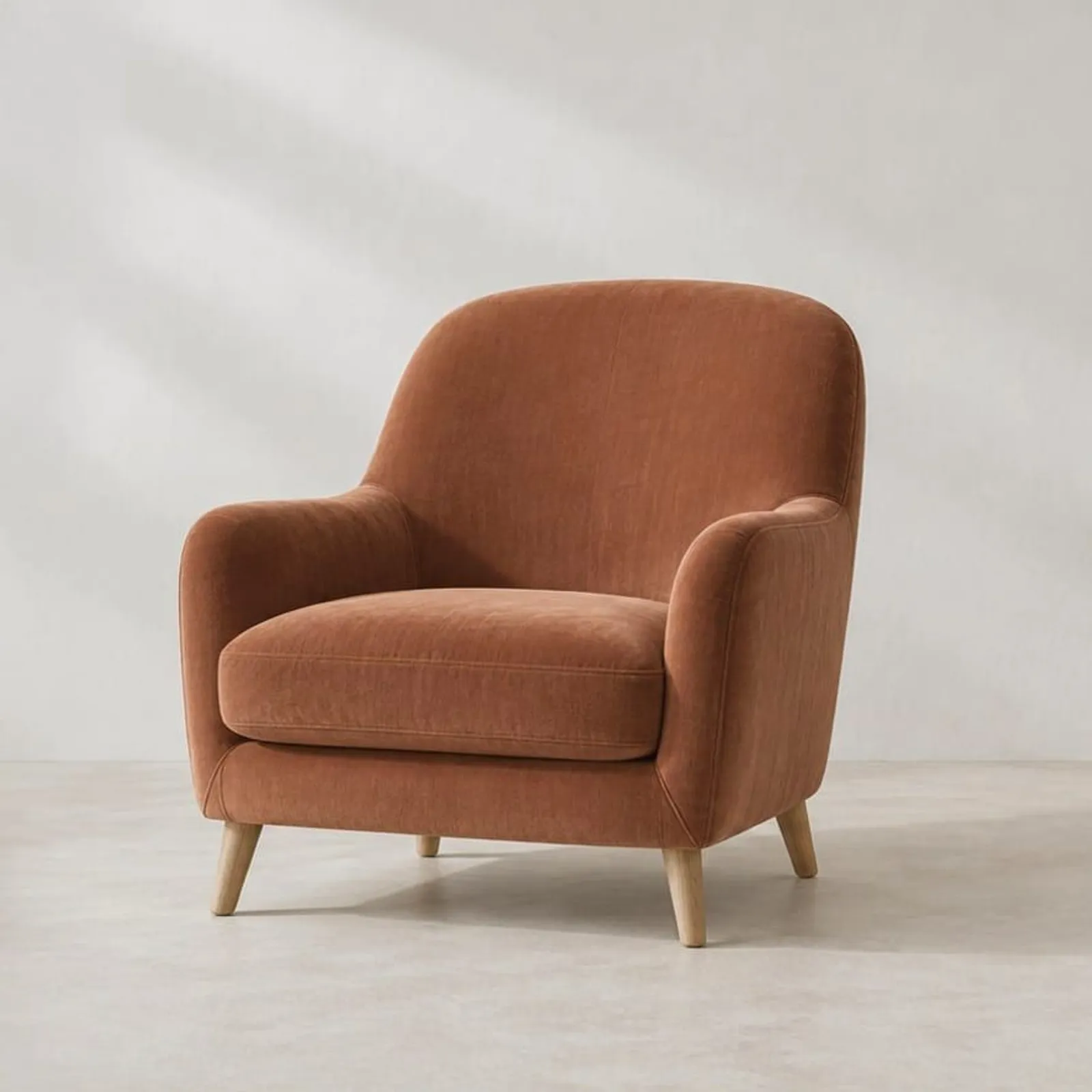 Fauteuil Pors en velours