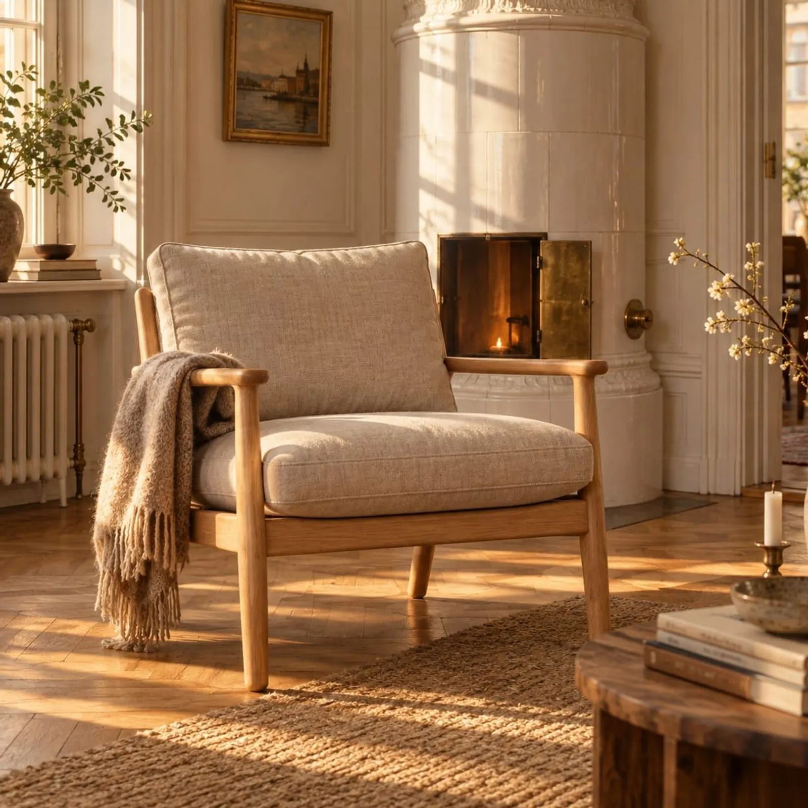 Fauteuil Korn en laine - miniature 2