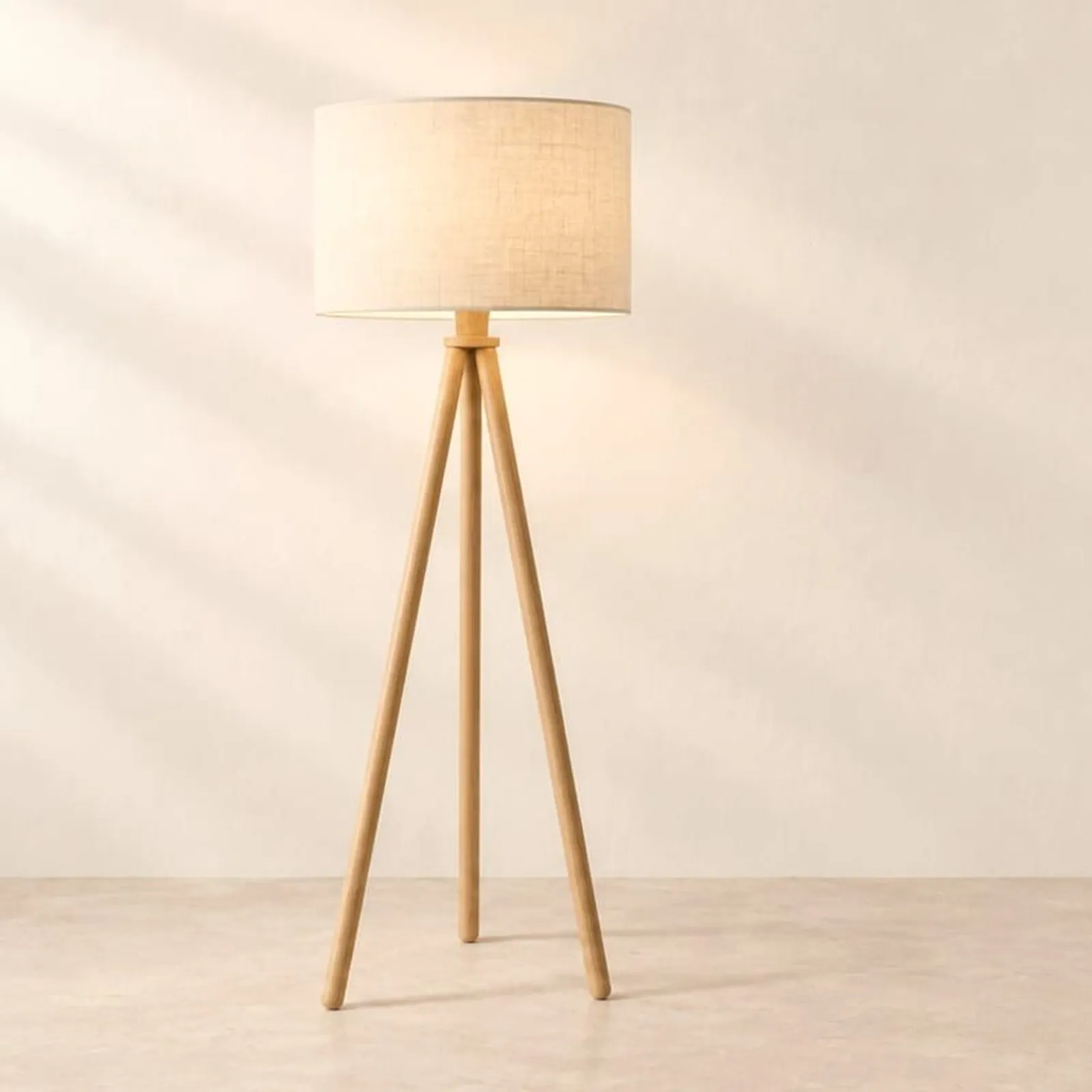 Golvlampa Sarek Natur - miniatyr 1