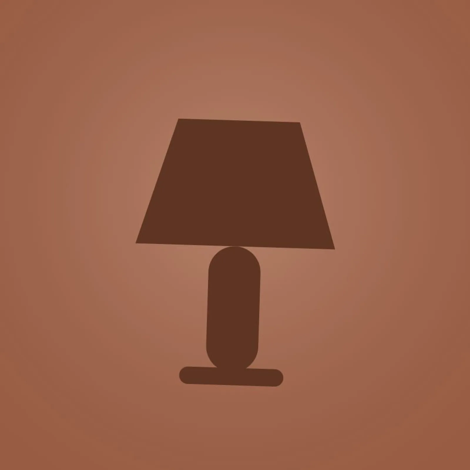 Bordslampa Grund Rost