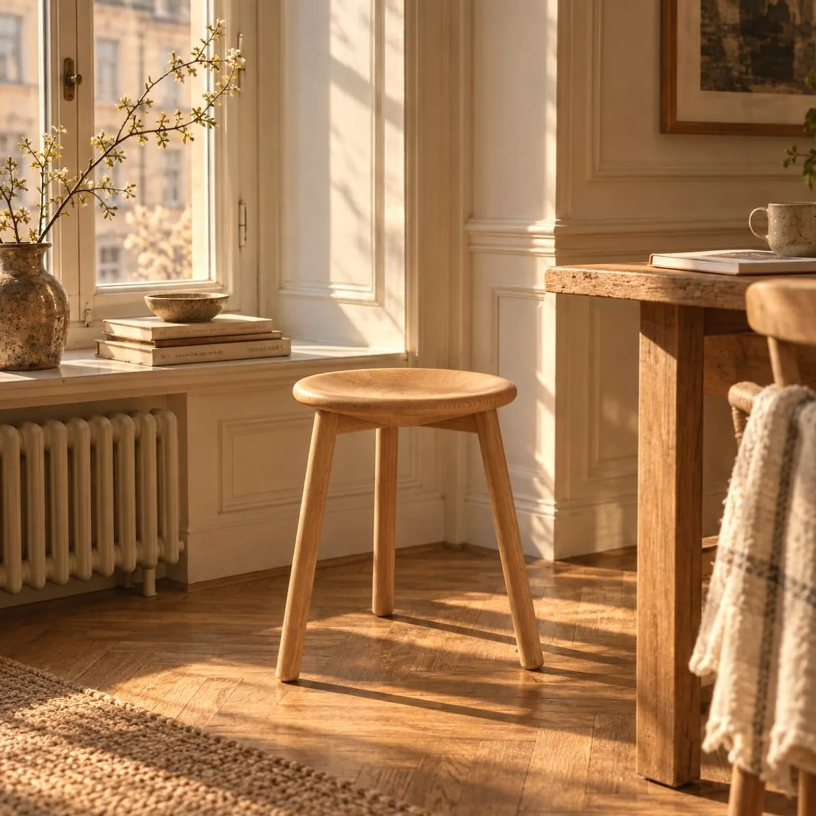 Tabouret Myr en acier - miniature 2