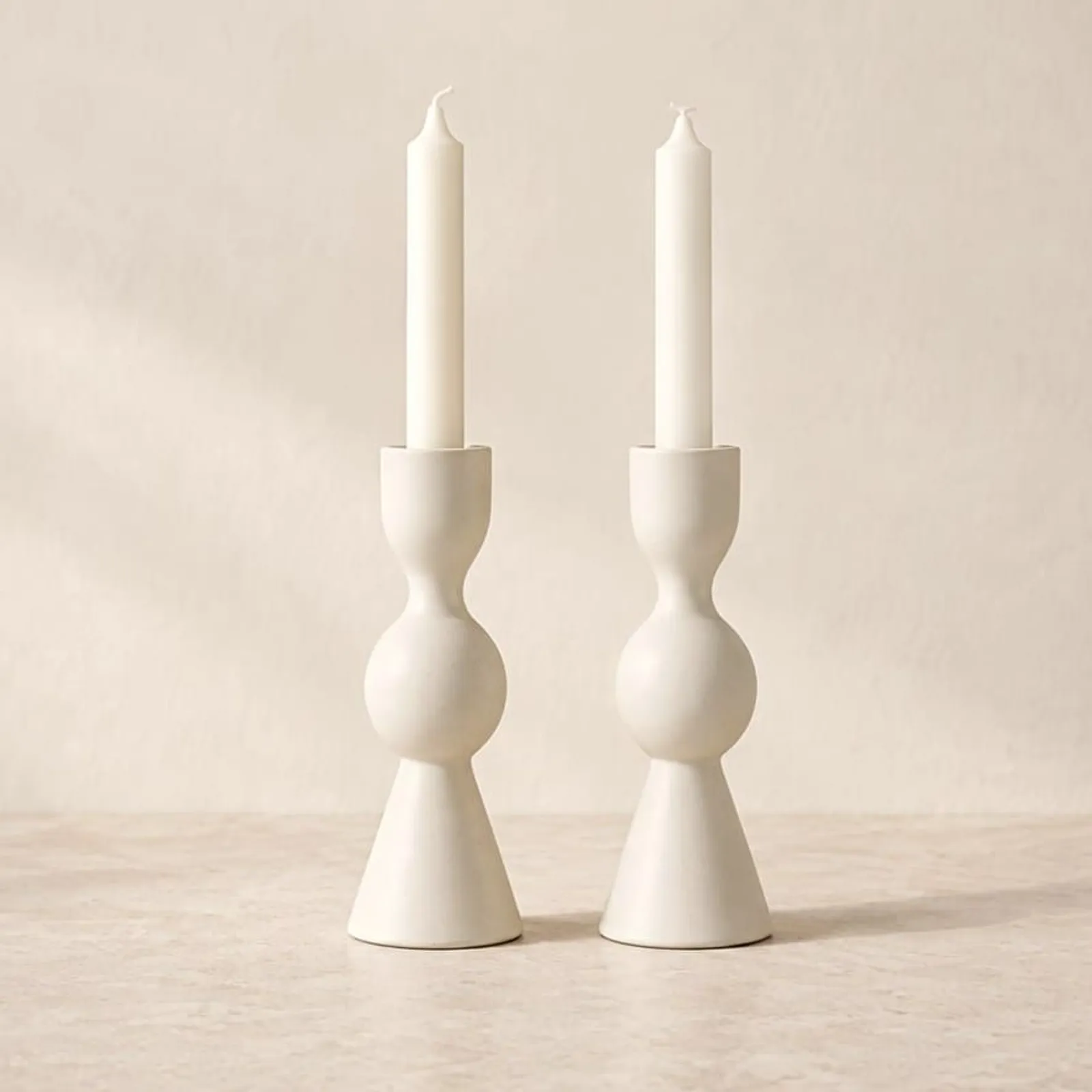 Bougeoir Grund blanc craie