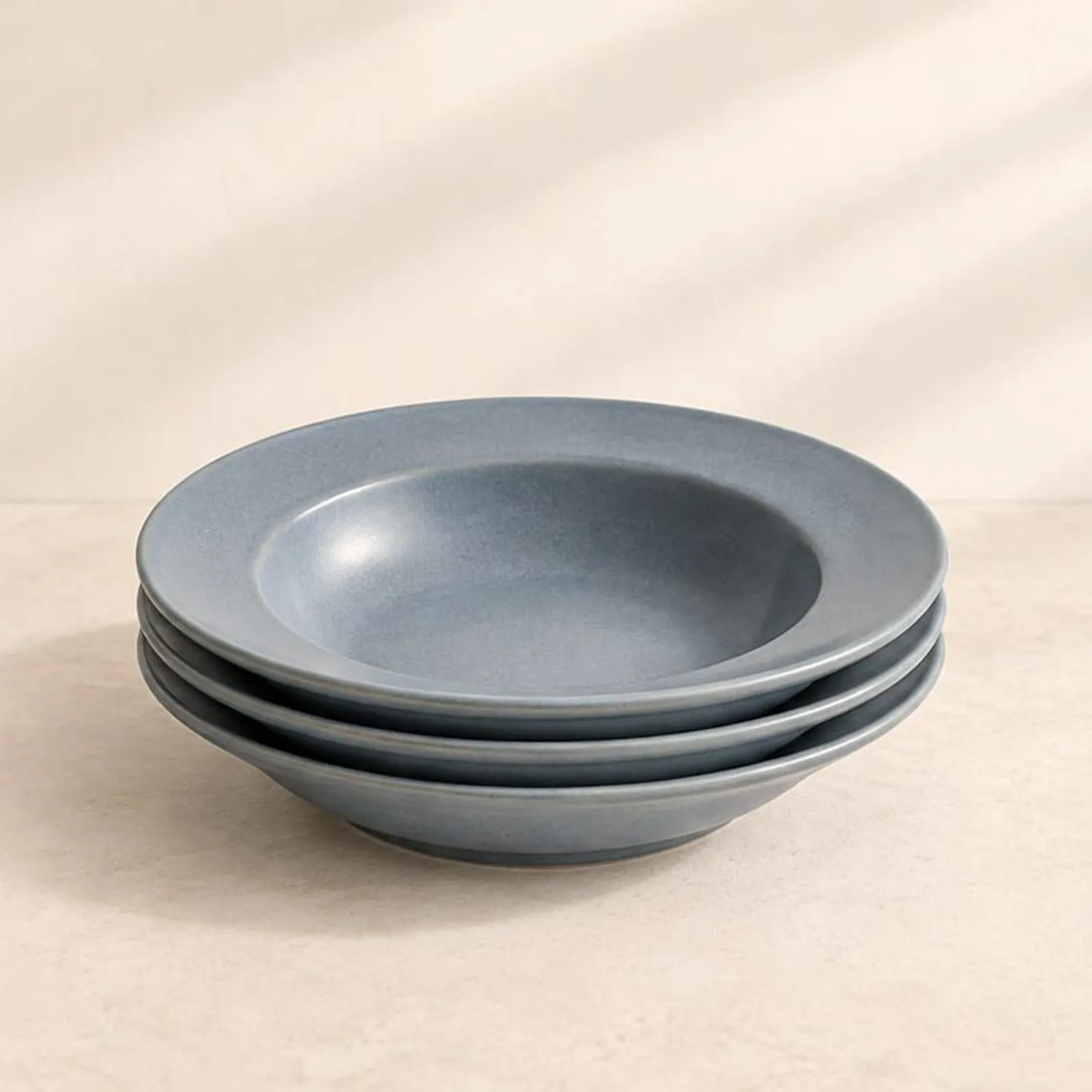 Assiette Hampa bleu océan