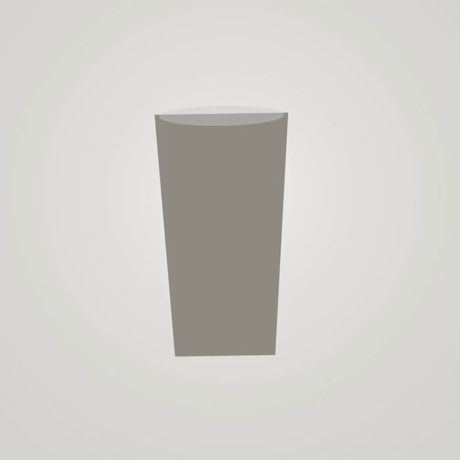 Glas Bränna Kritvit