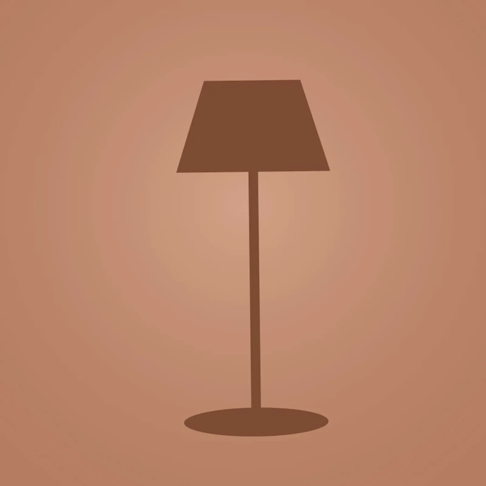 Golvlampa Klippa Terrakotta