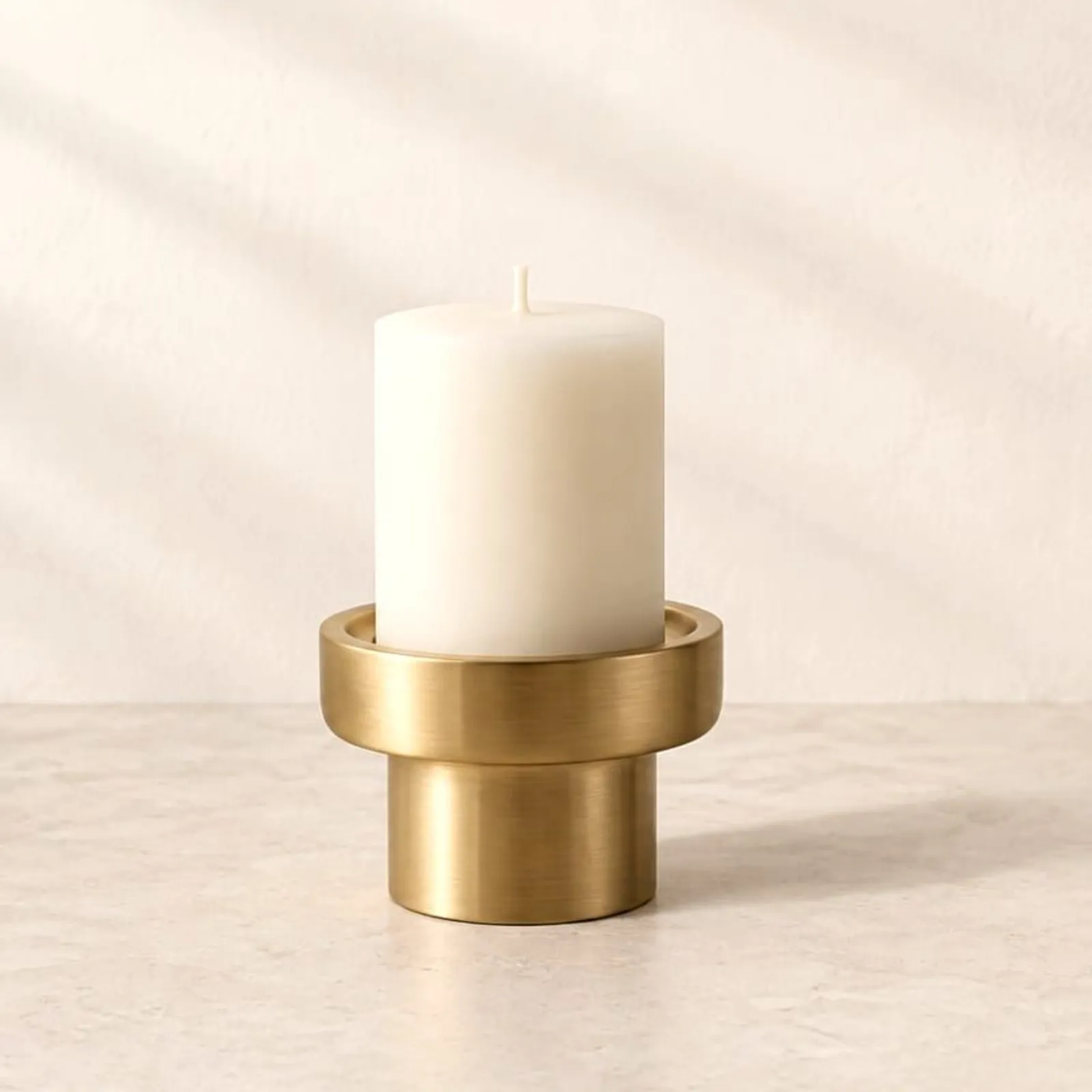 Bougeoir Skogen ocre III