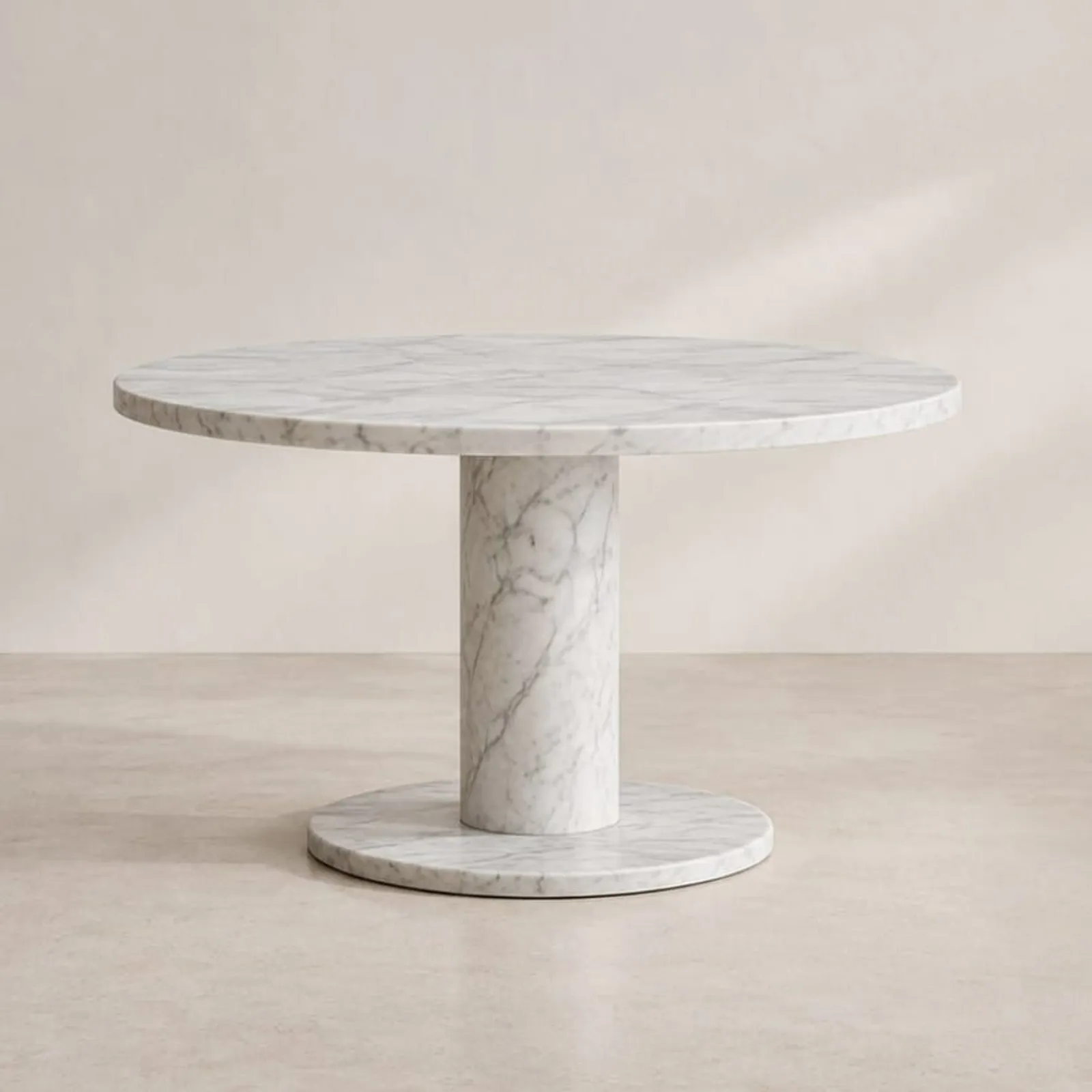 Table à manger Kvarn blanc craie II