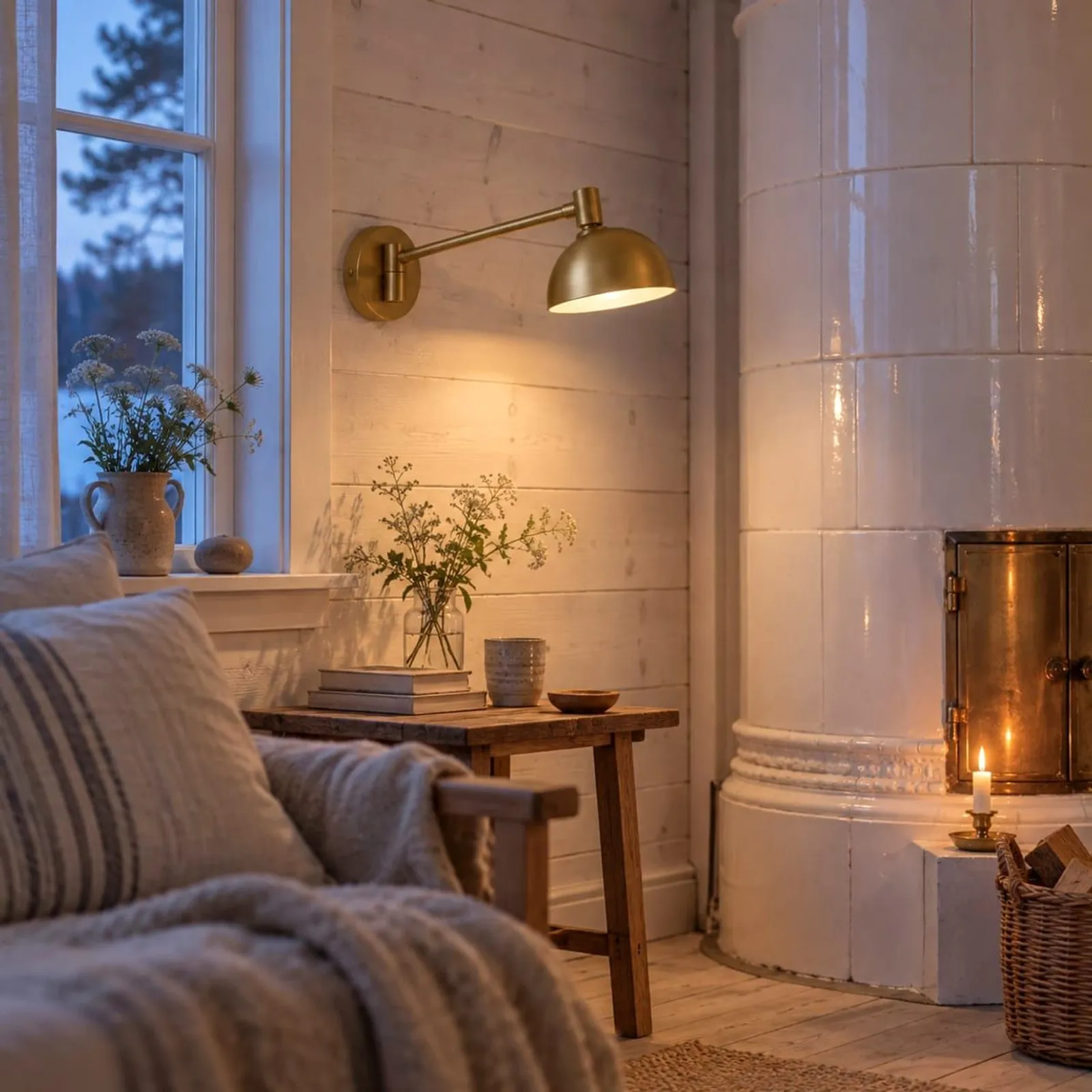 Vägglampa Klippa Ockra V - miniatyr 2