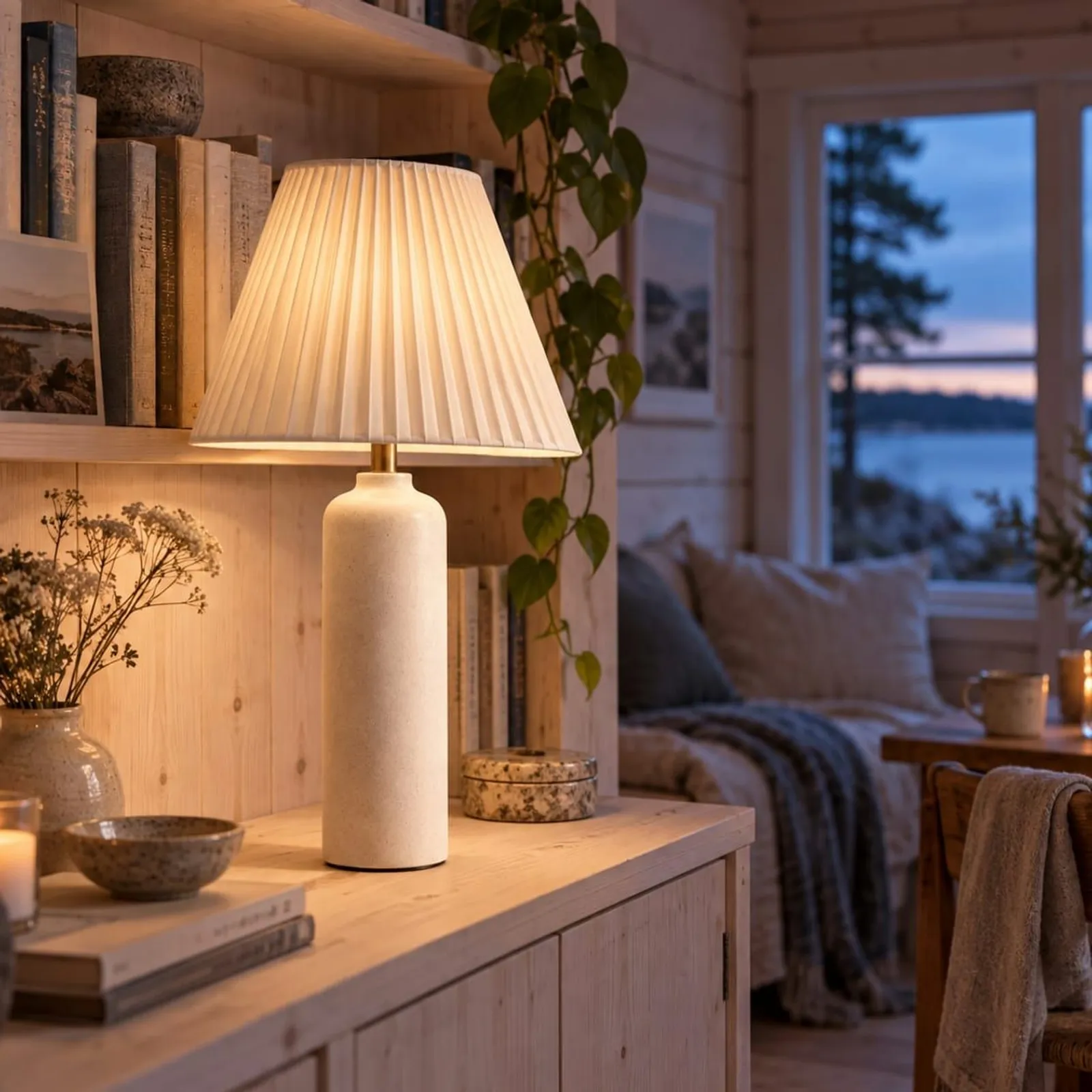 Lampe de table Tjärn sauge V - miniature 2