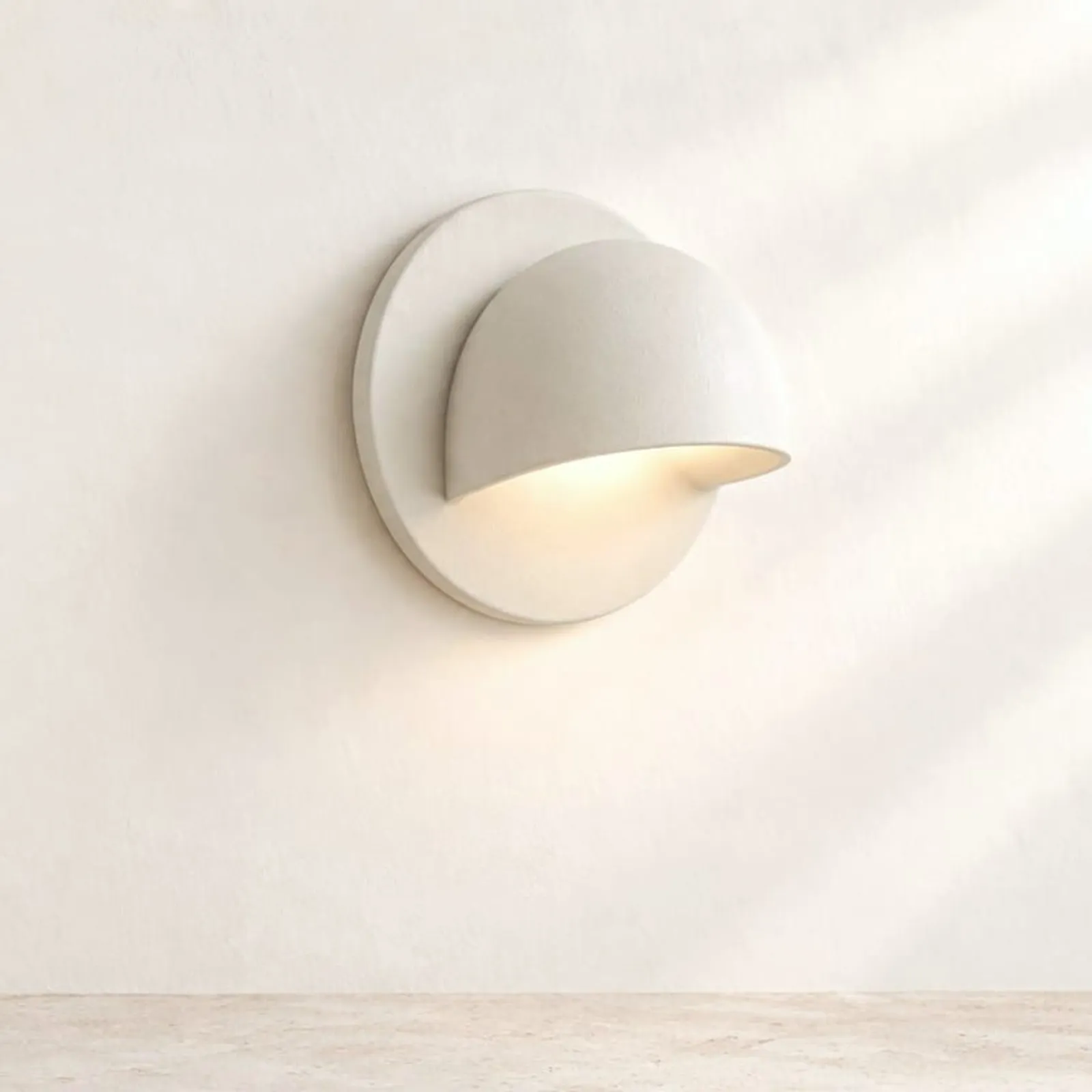 Vägglampa Lin Kritvit II - miniatyr 1