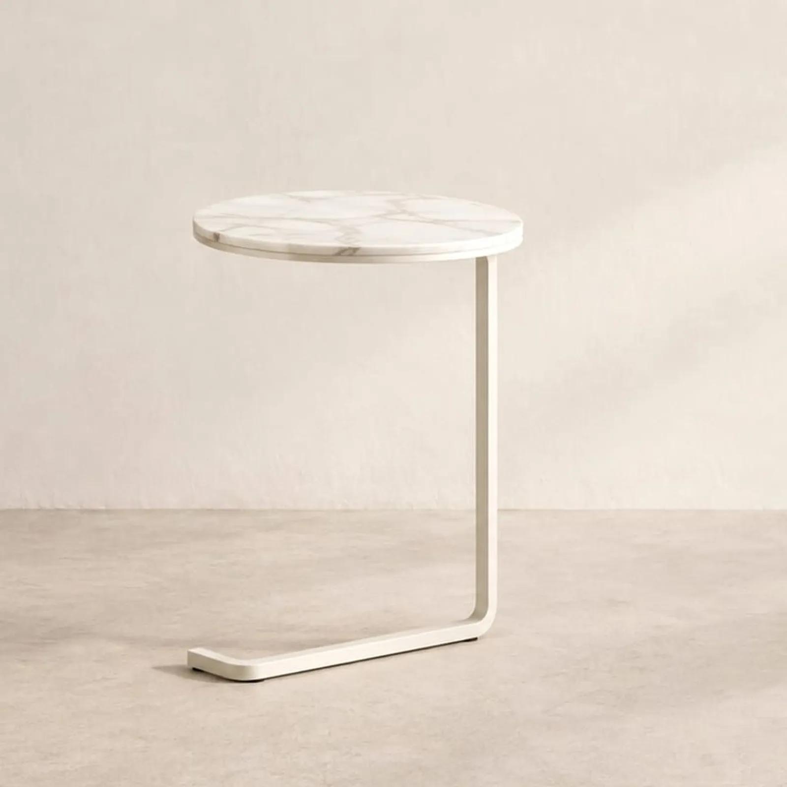 Table d’appoint Tjärn blanc craie