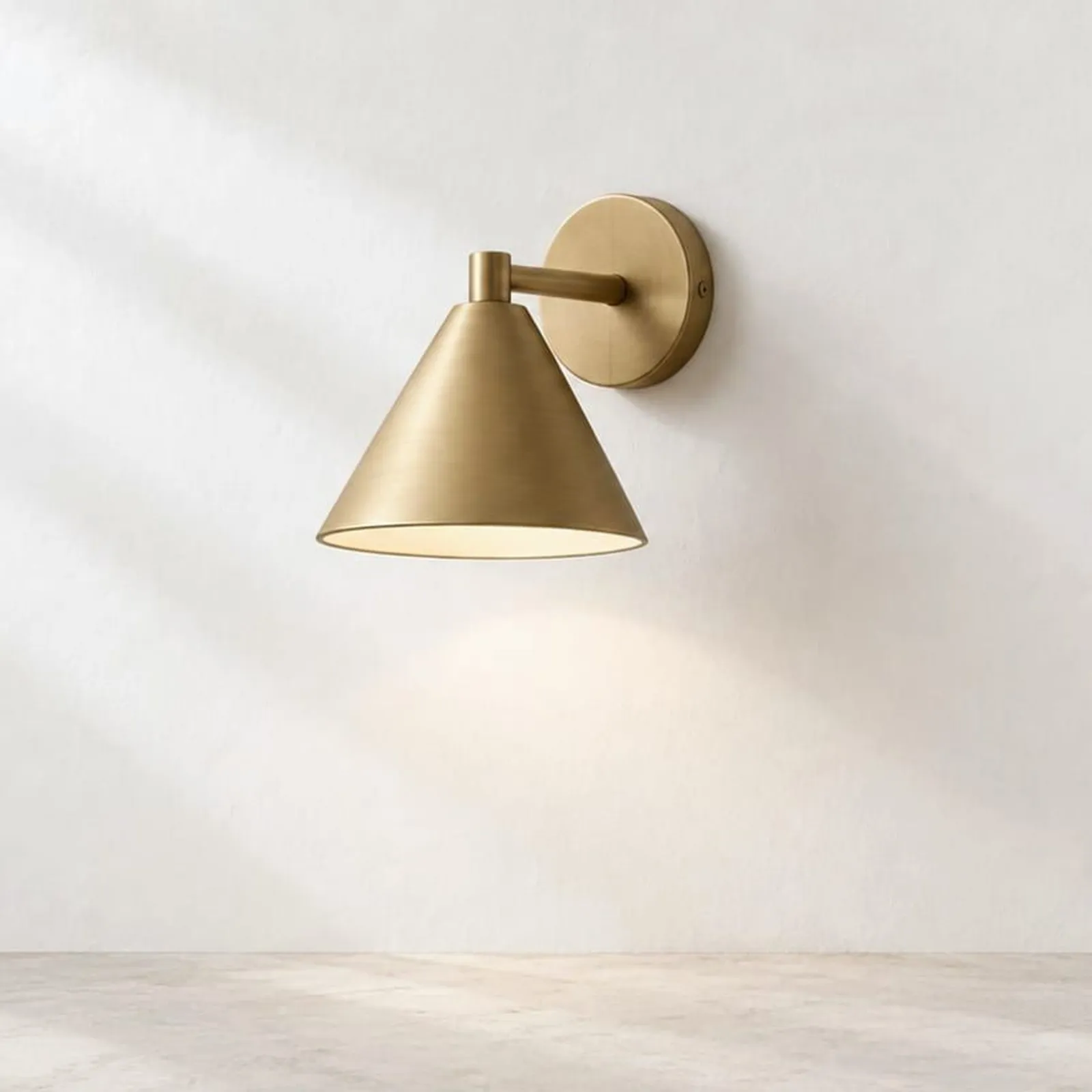 Vägglampa Slån Mässing - miniatyr 1
