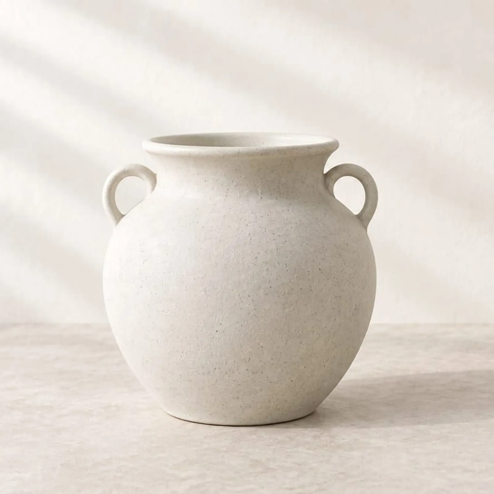 Vase Sälg blanc craie IV