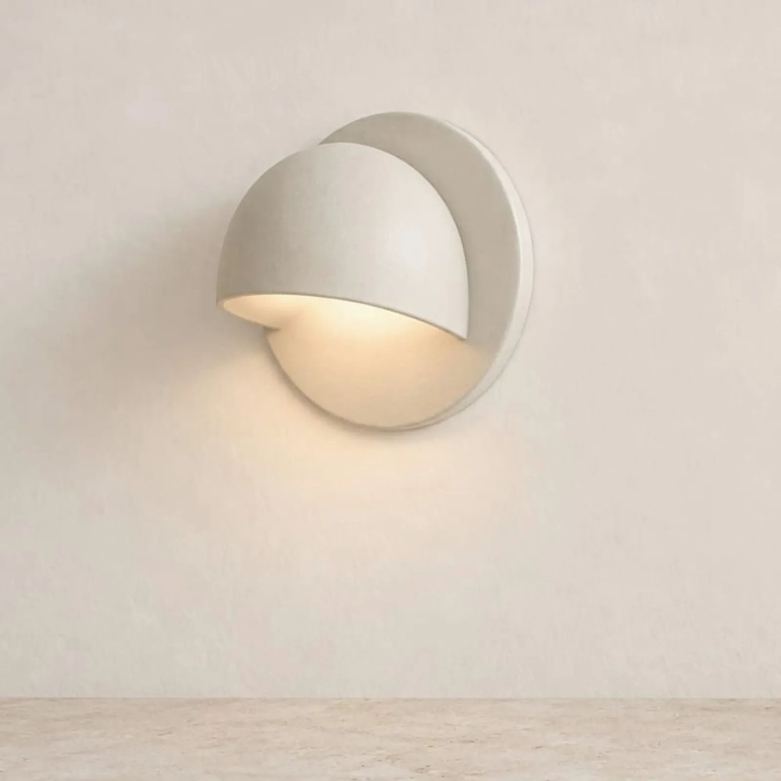 Vägglampa Sund Kritvit II - miniatyr 2