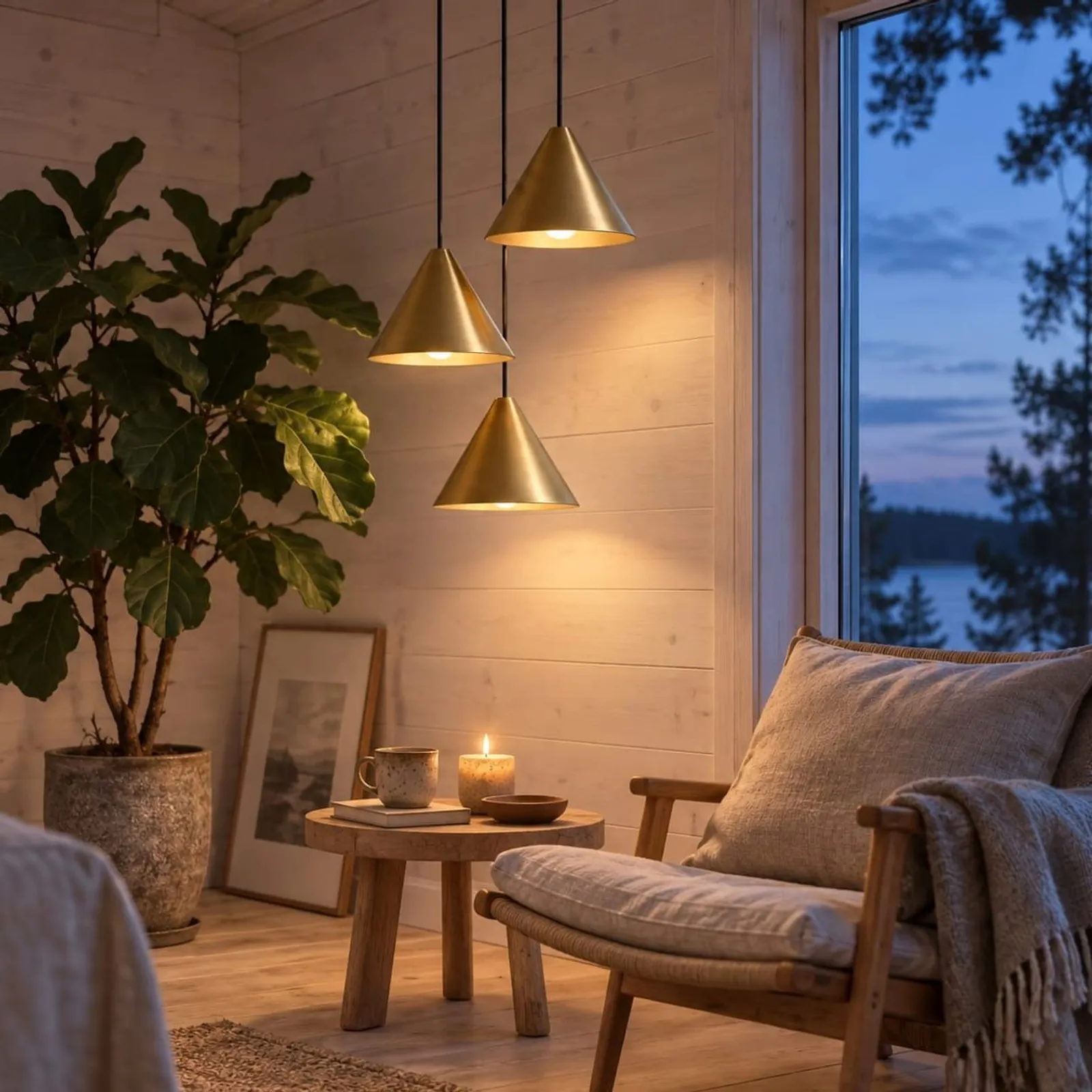 Taklampa Fläder Kol - miniatyr 2