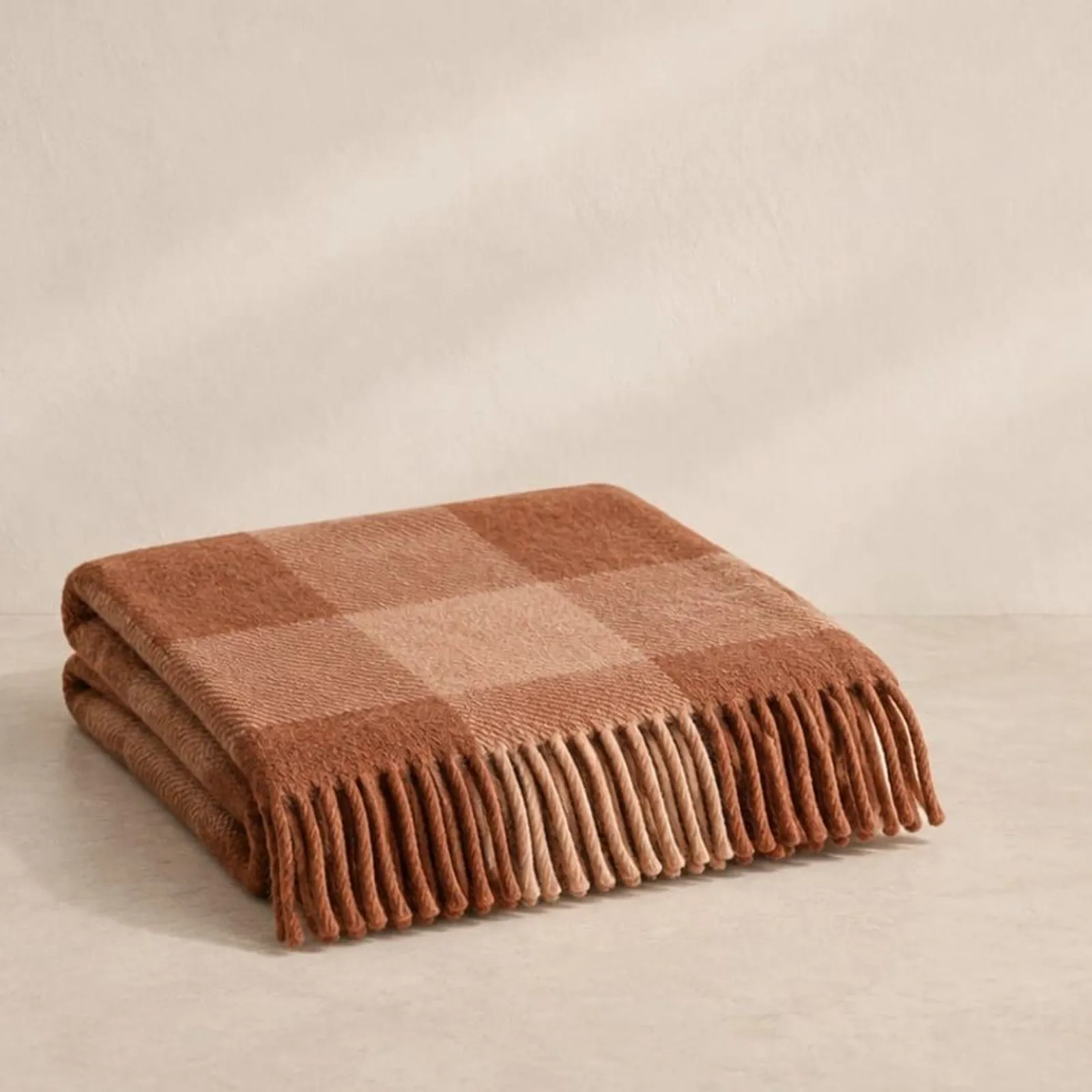 Plaid Ljungen rouille