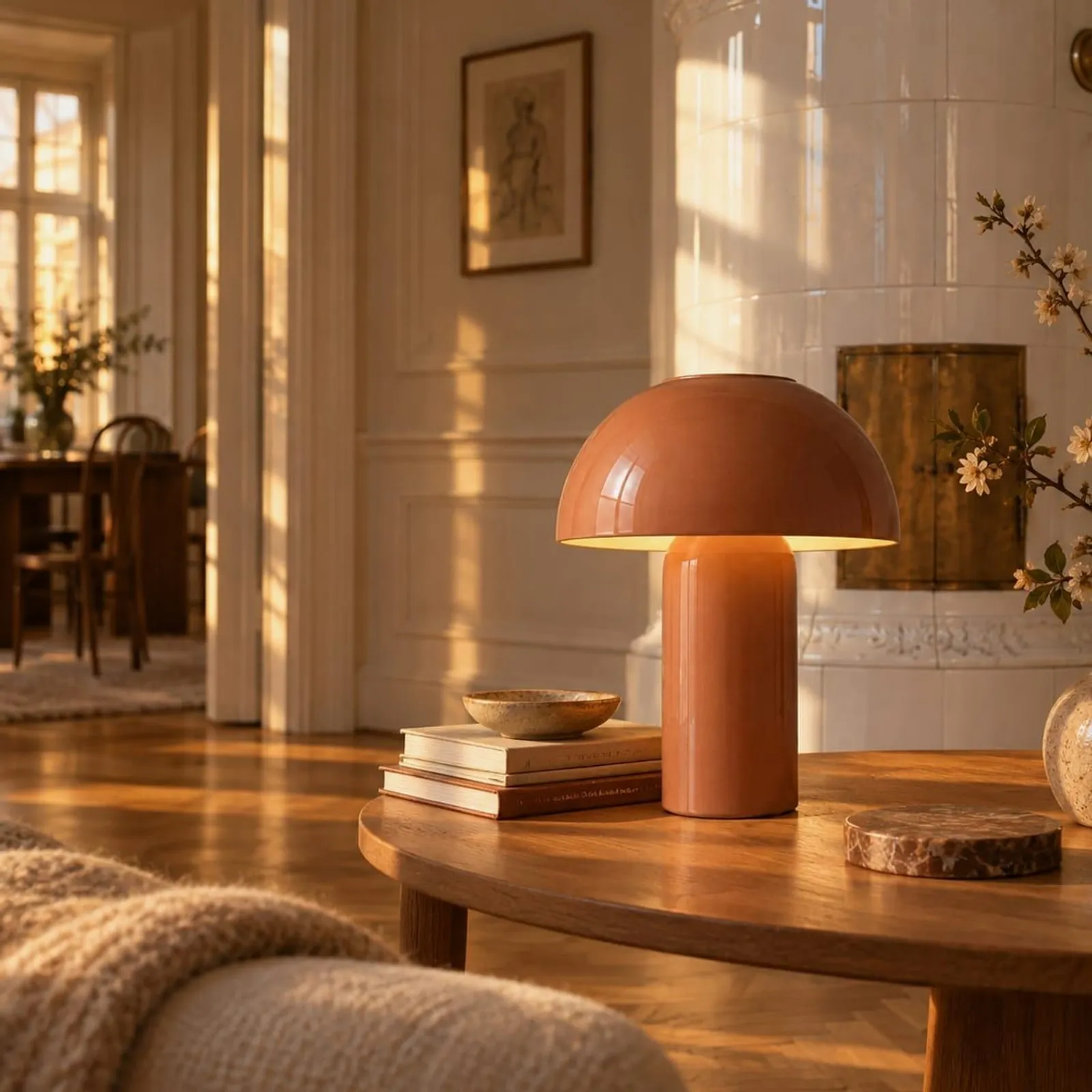 Lampe de table Ljungen ocre V - miniature 2