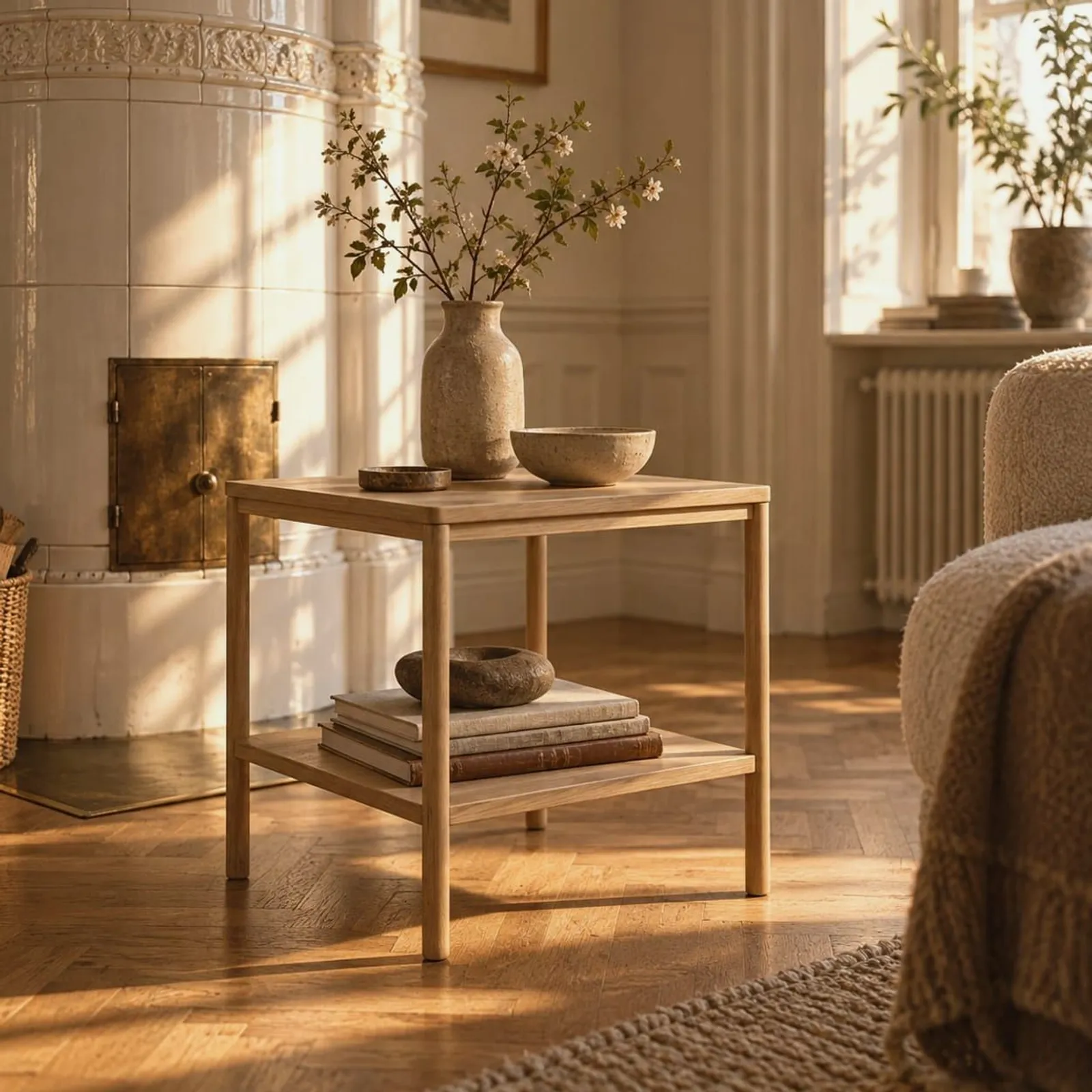 Table d’appoint Sund en chêne - miniature 2