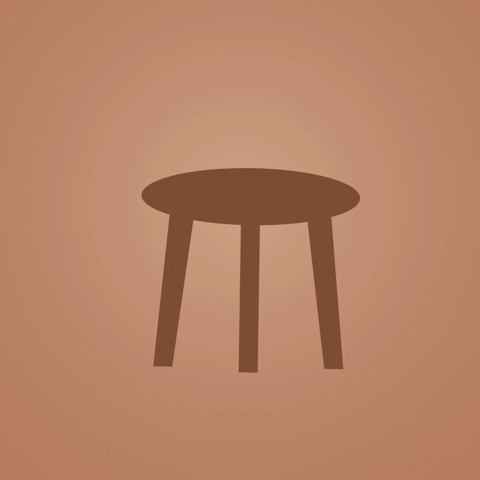 Sidobord Klippa Terrakotta