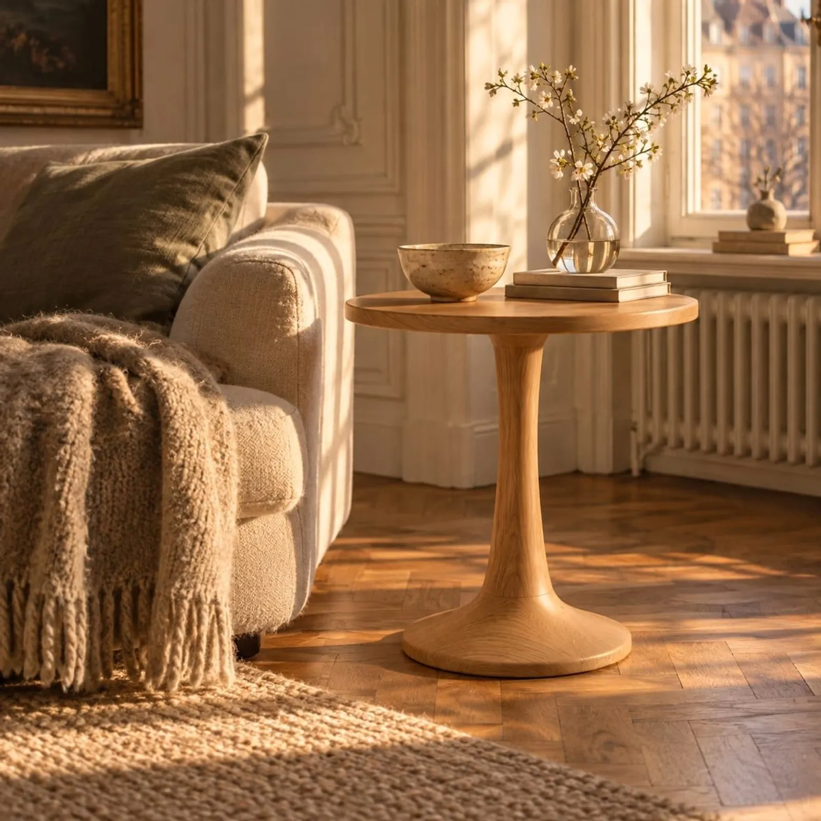 Table d’appoint Nypon en laiton - miniature 2