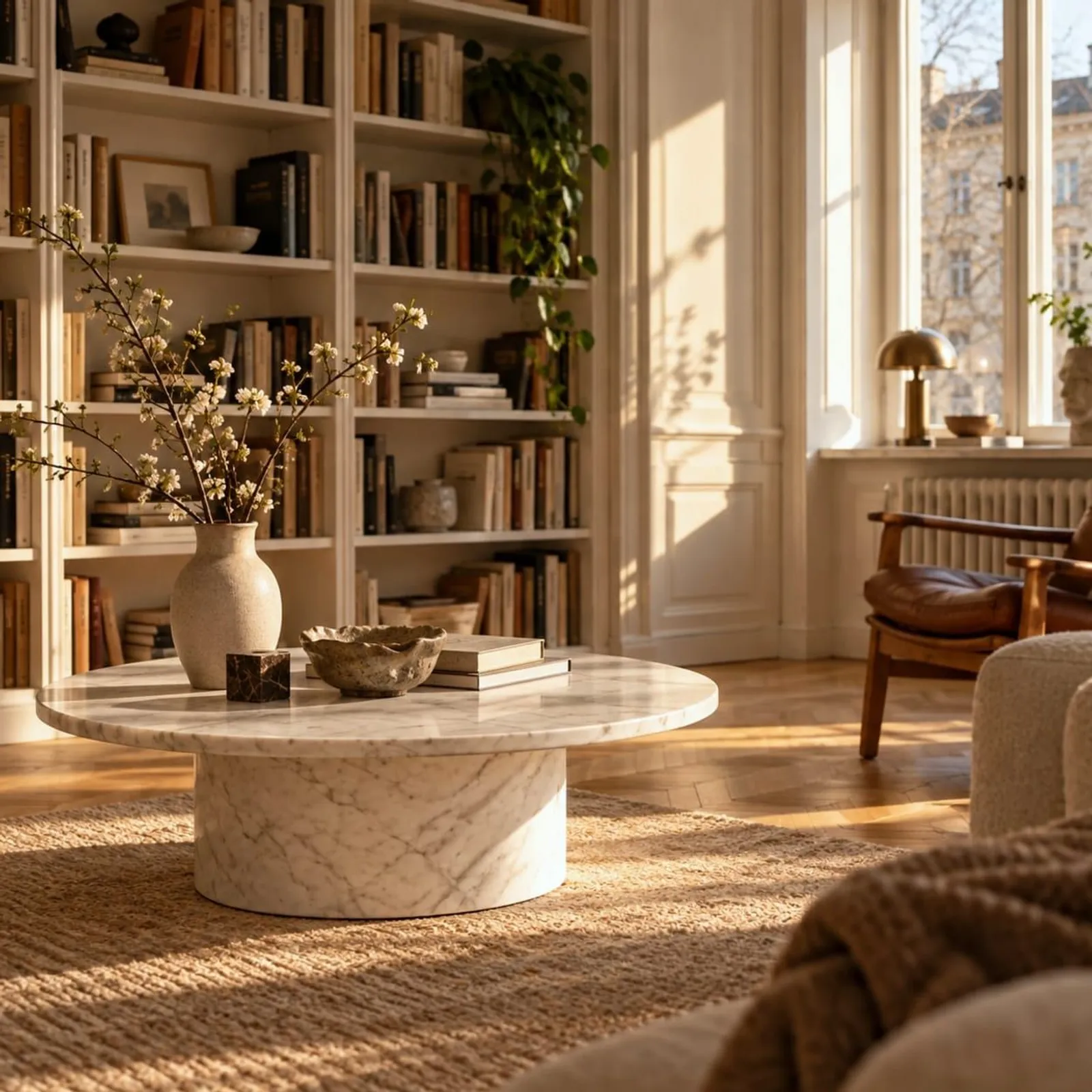 Table basse Sarek blanc craie V - miniature 2