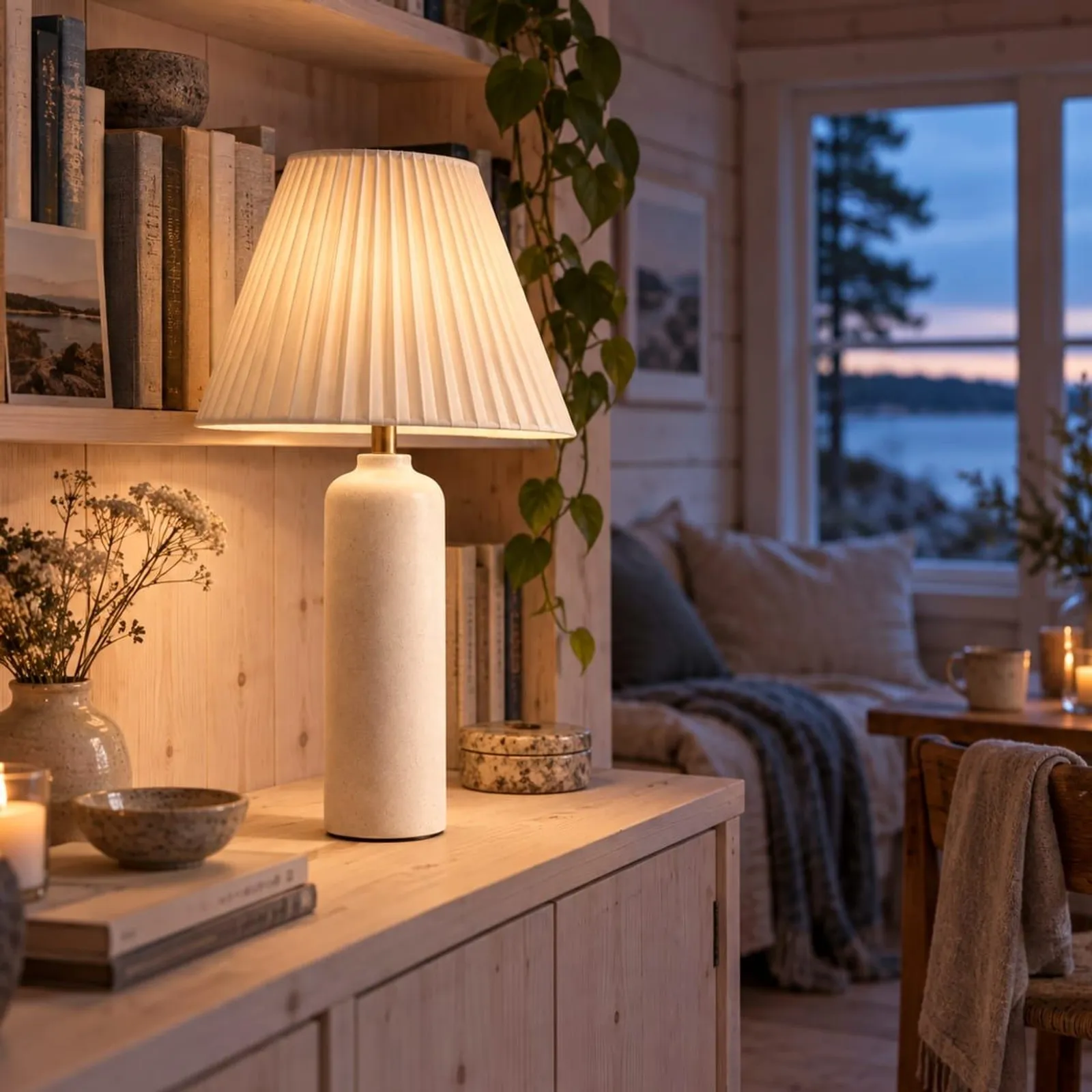 Bordslampa Malört Kritvit - miniatyr 2