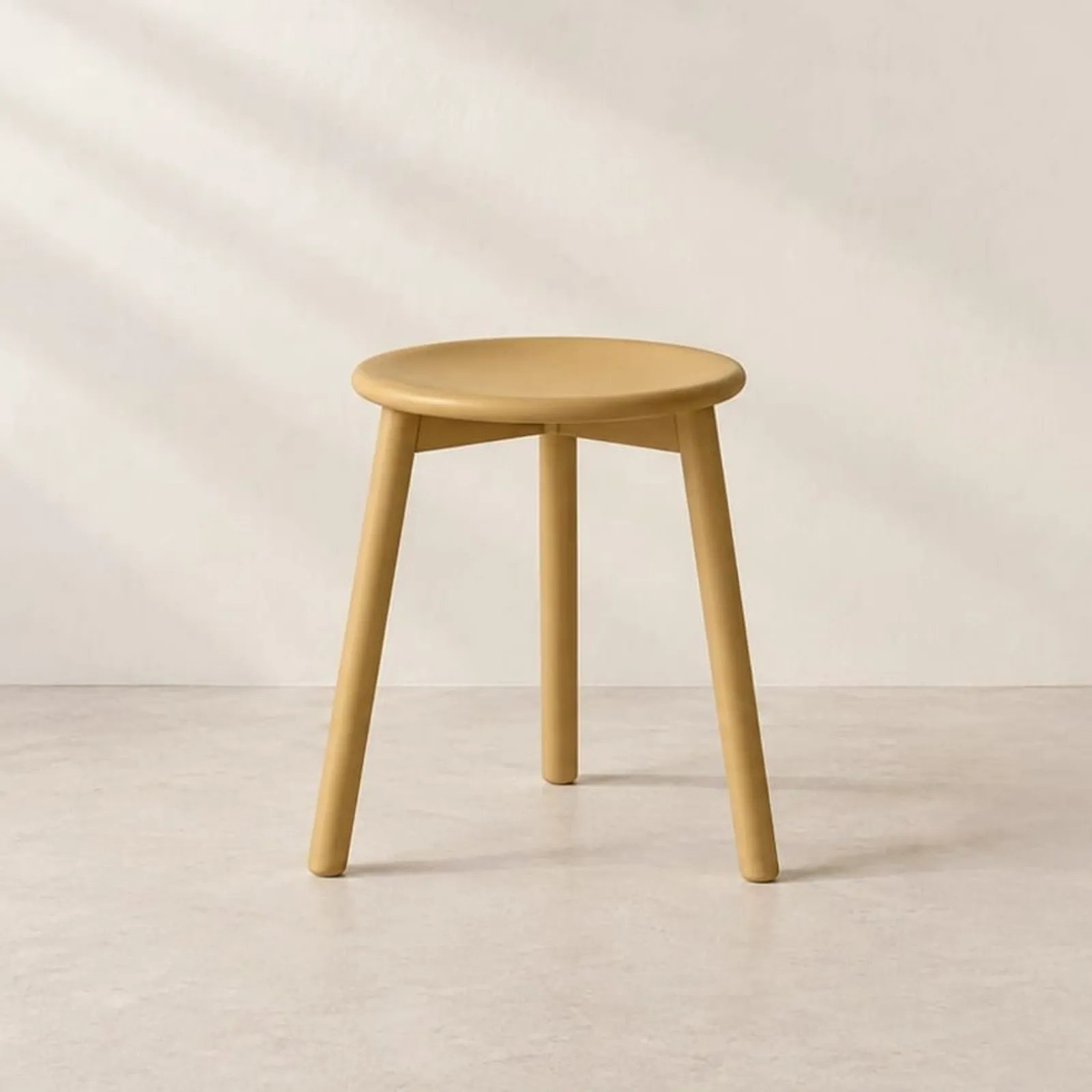 Tabouret Hampa ocre