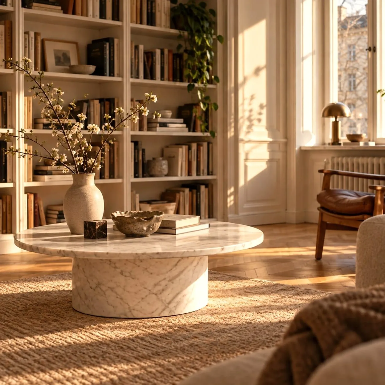 Table basse Kvarn blanc craie - miniature 2