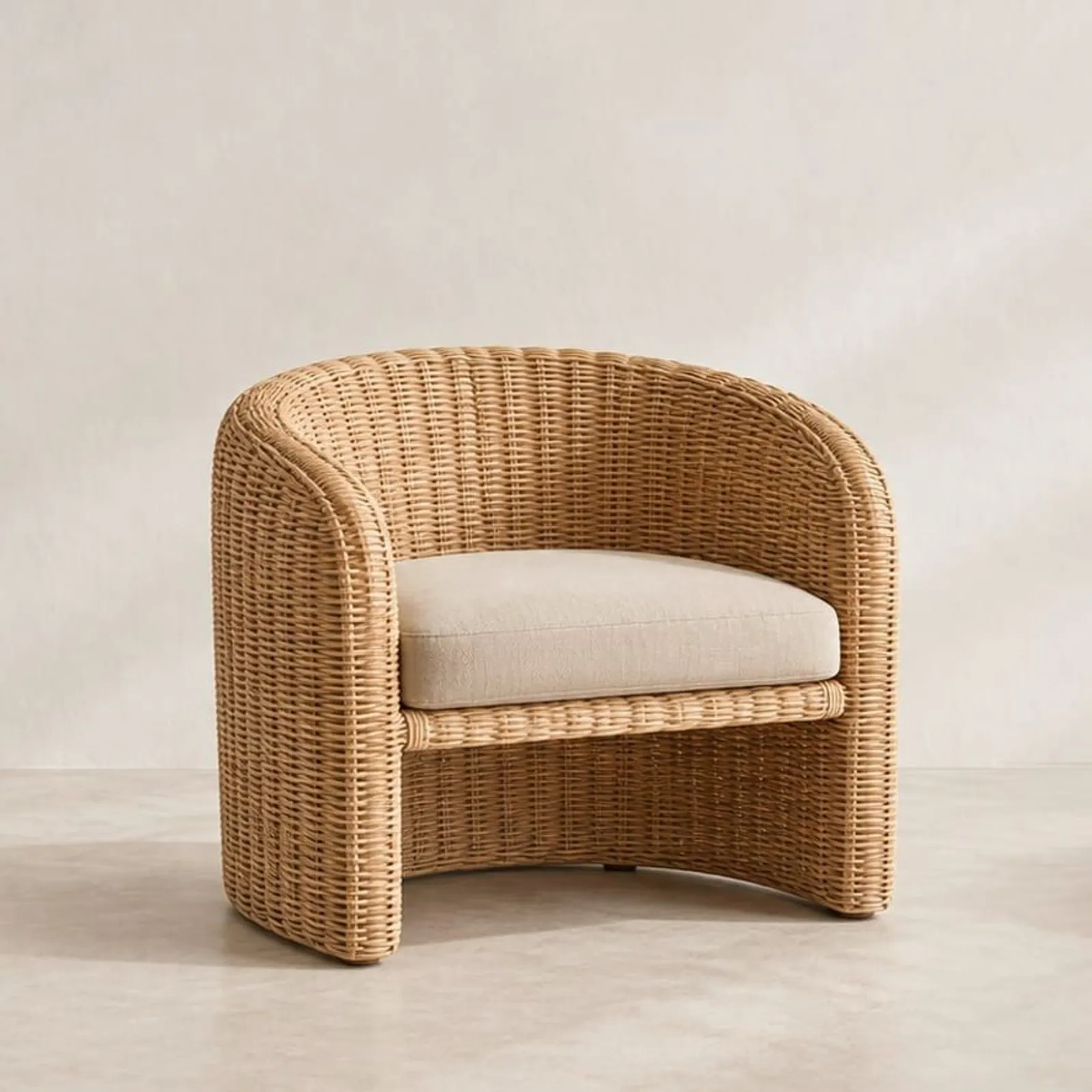 Fauteuil Ljungen en rotin - miniature 1