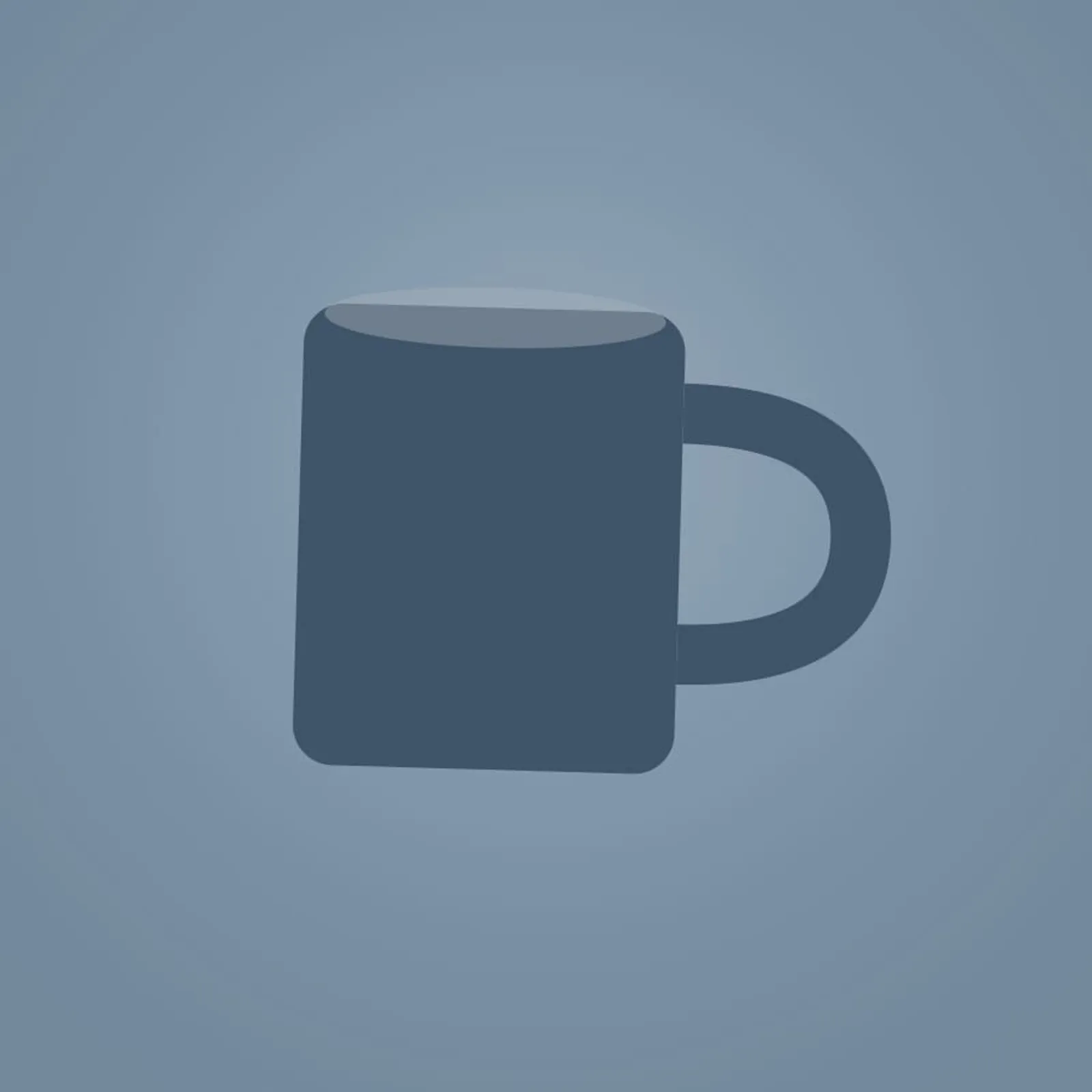 Mugg Fläder Havsblå