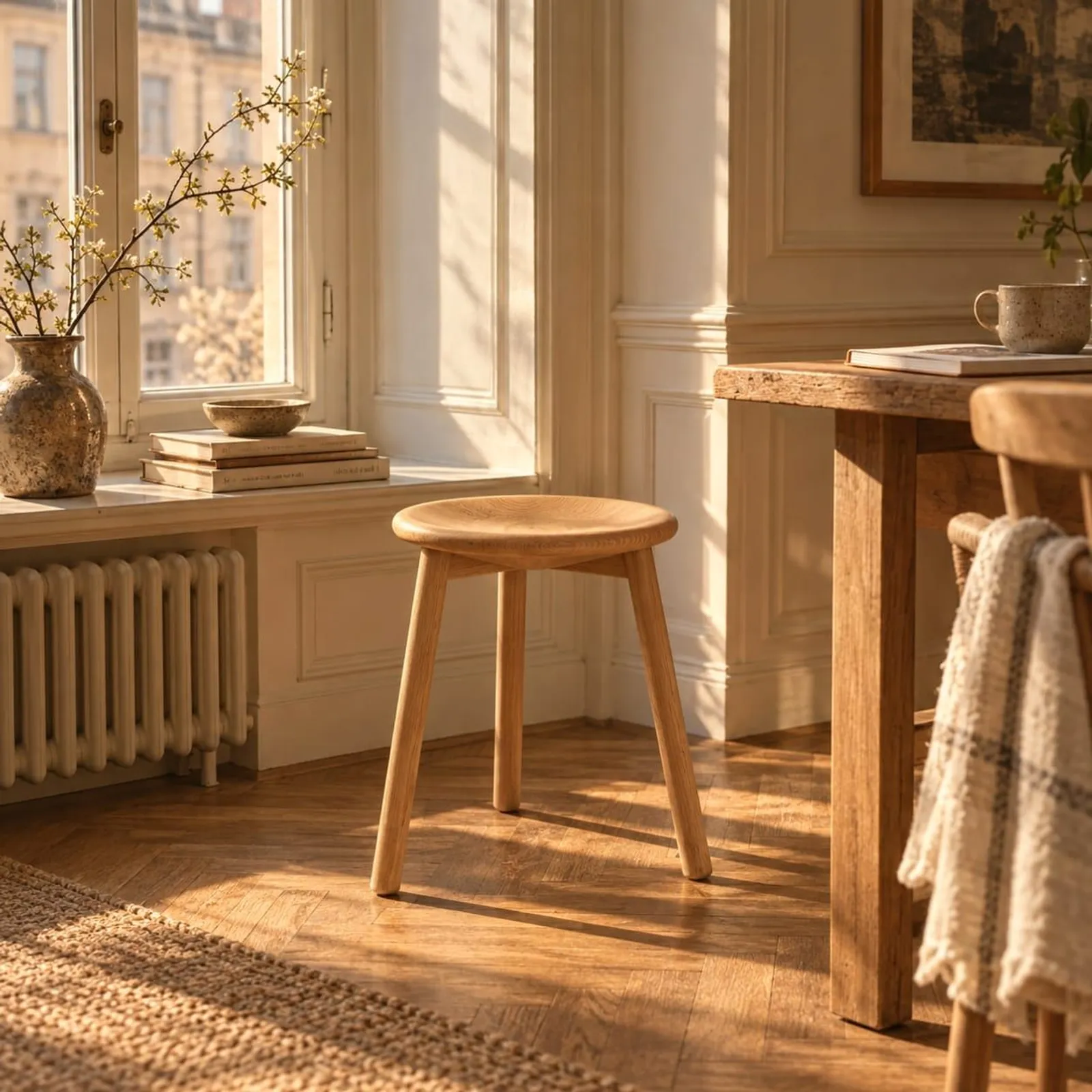 Tabouret Skogen en acier - miniature 2