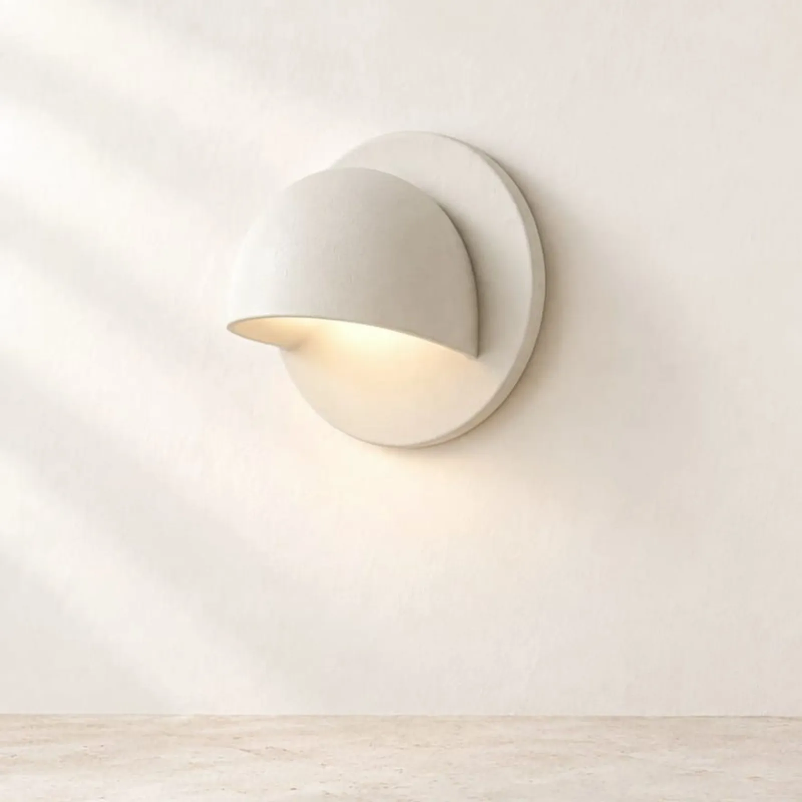 Vägglampa Lin Kritvit - miniatyr 1