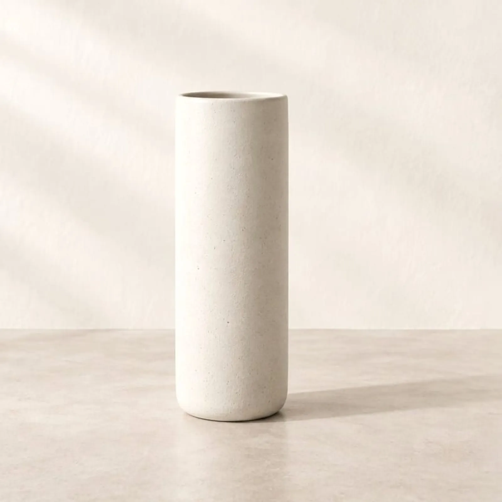 Vase Slån blanc craie III