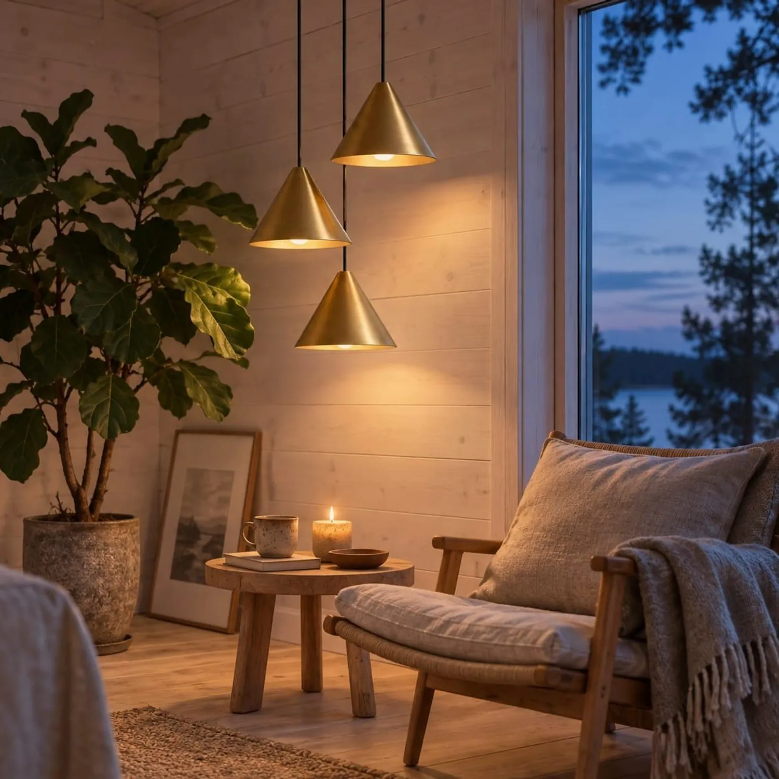 Taklampa Viken Ockra - miniatyr 2