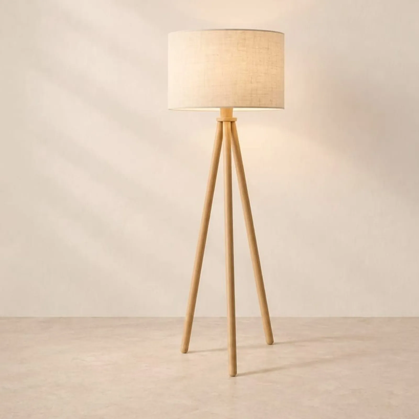 Golvlampa Kvarn Natur - miniatyr 2