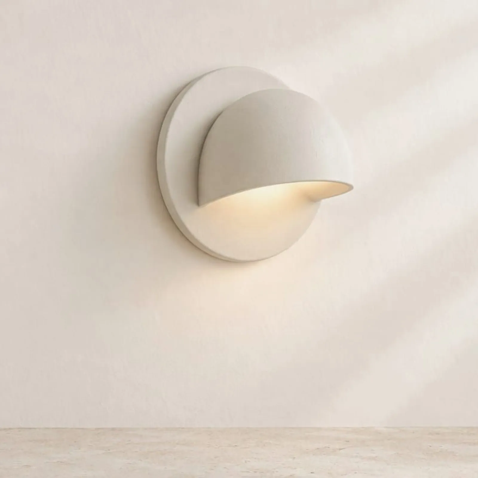 Vägglampa Skär Kritvit - miniatyr 1