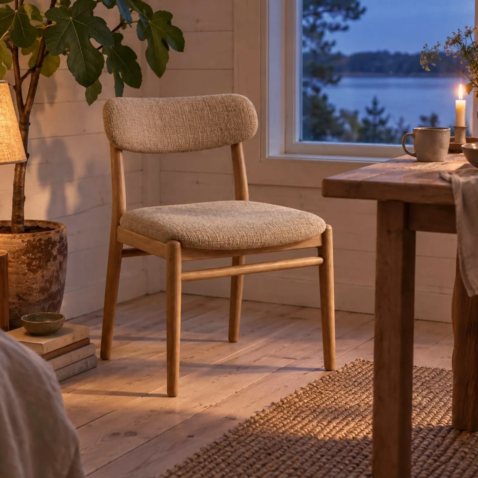 Chaise Fjäll naturel - miniature 3