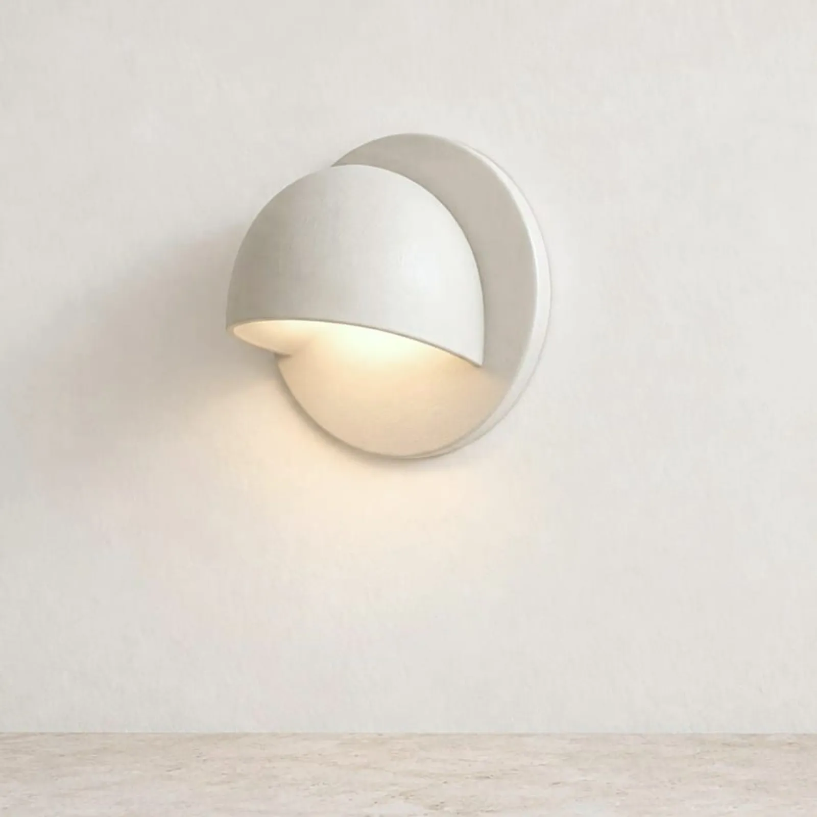 Vägglampa Myr Kritvit V - miniatyr 2