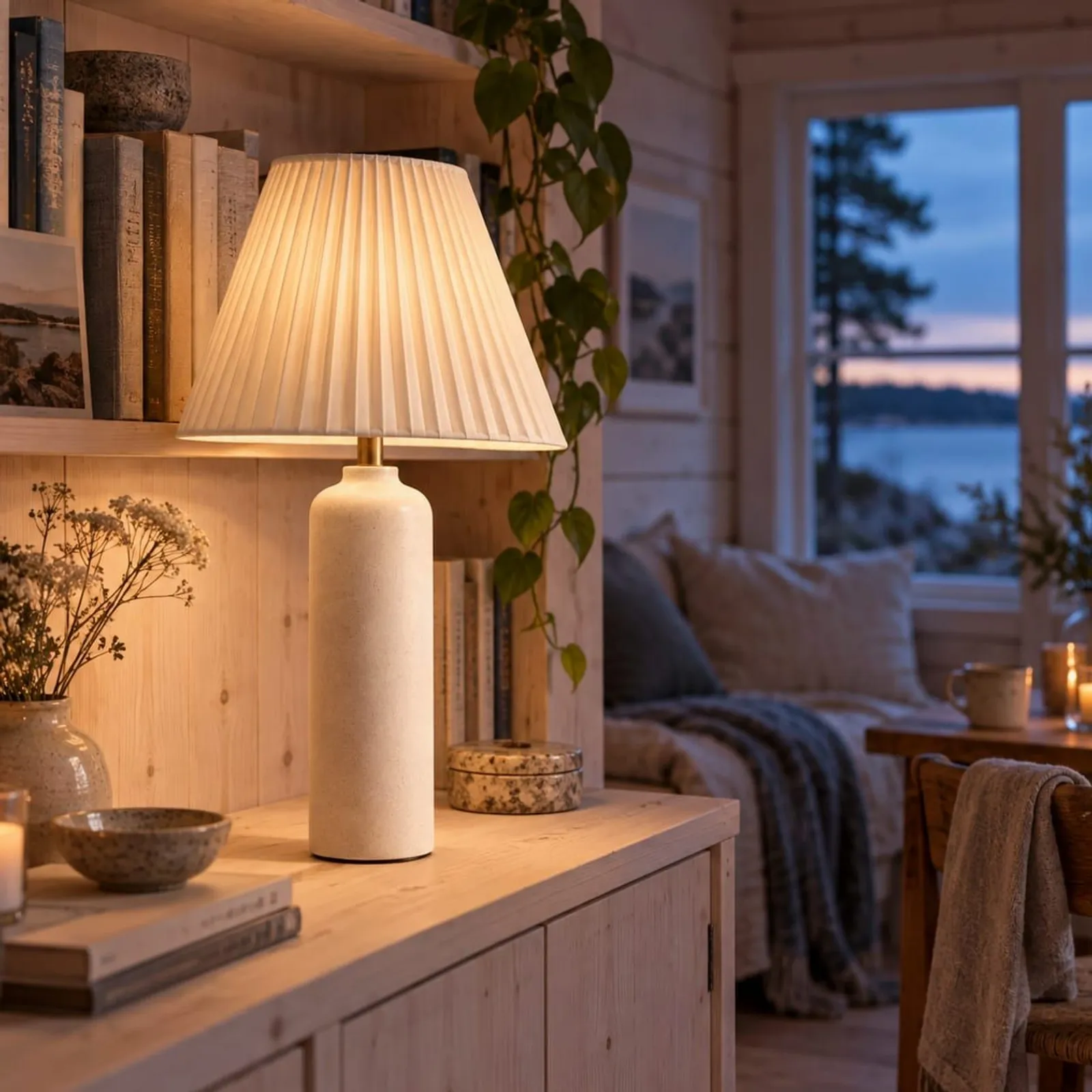Lampe de table Kaprifol sauge - miniature 2