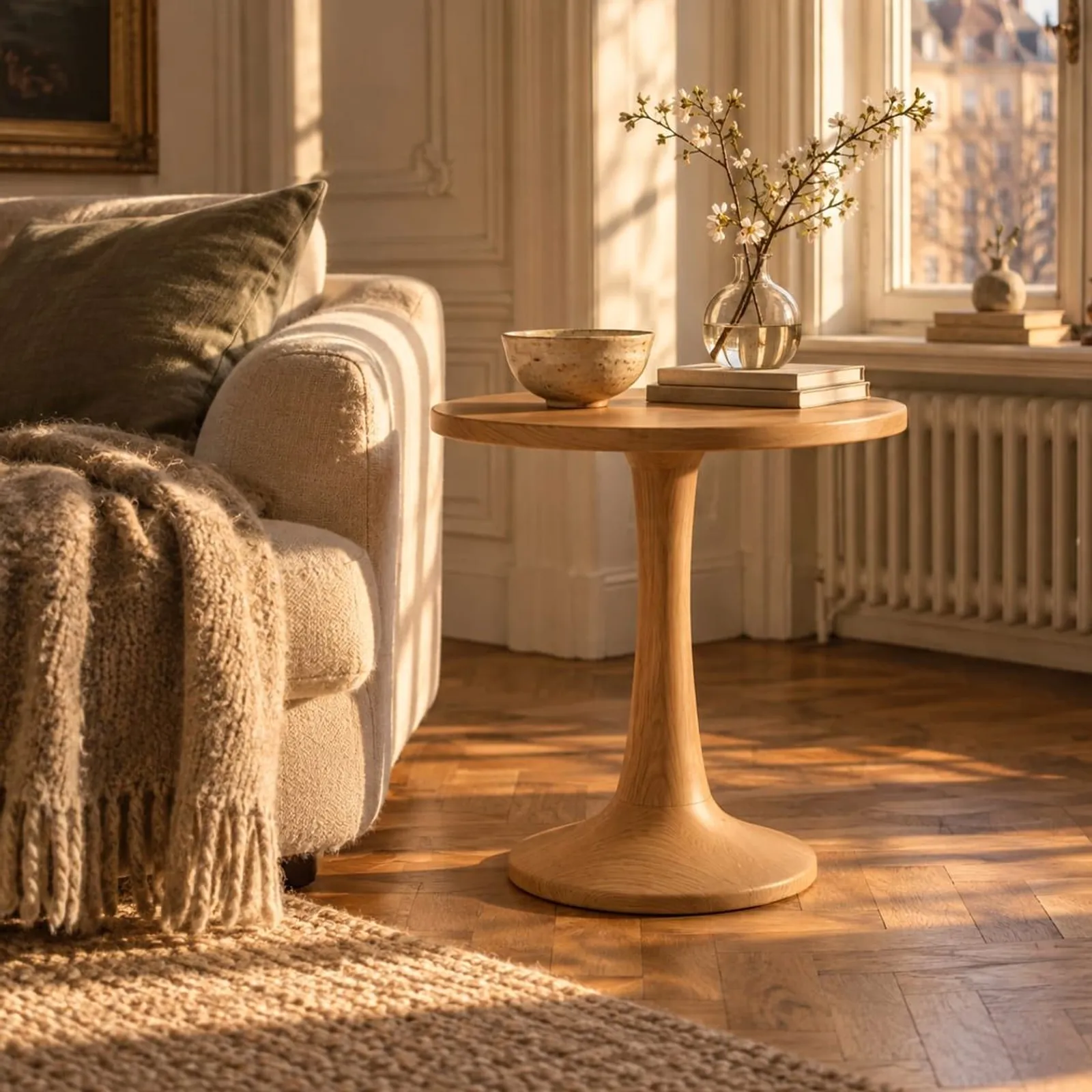 Table d’appoint Ås en laiton - miniature 2