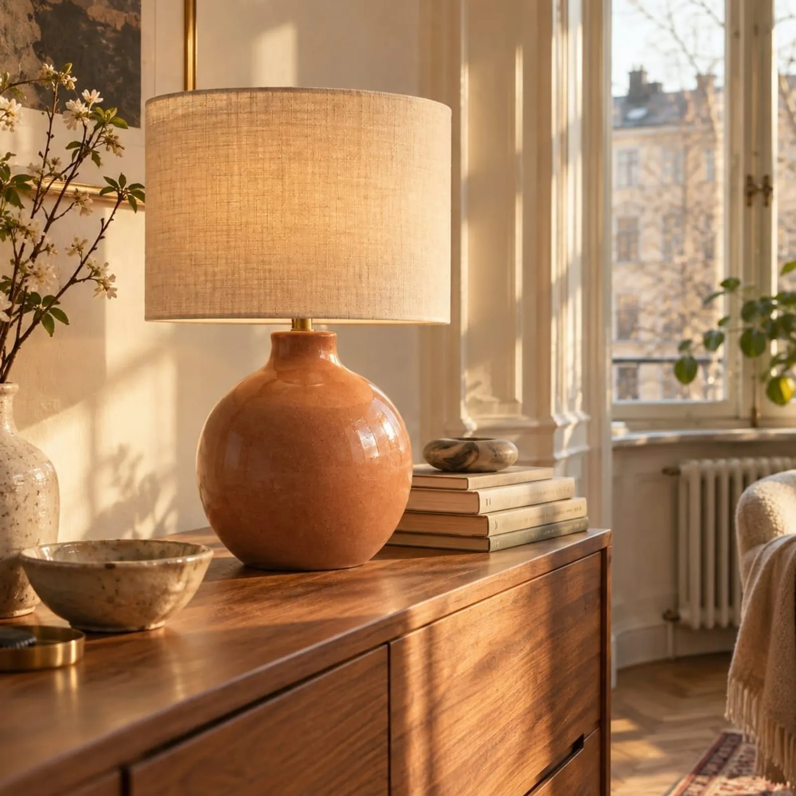 Lampe de table Strand en laiton - miniature 2